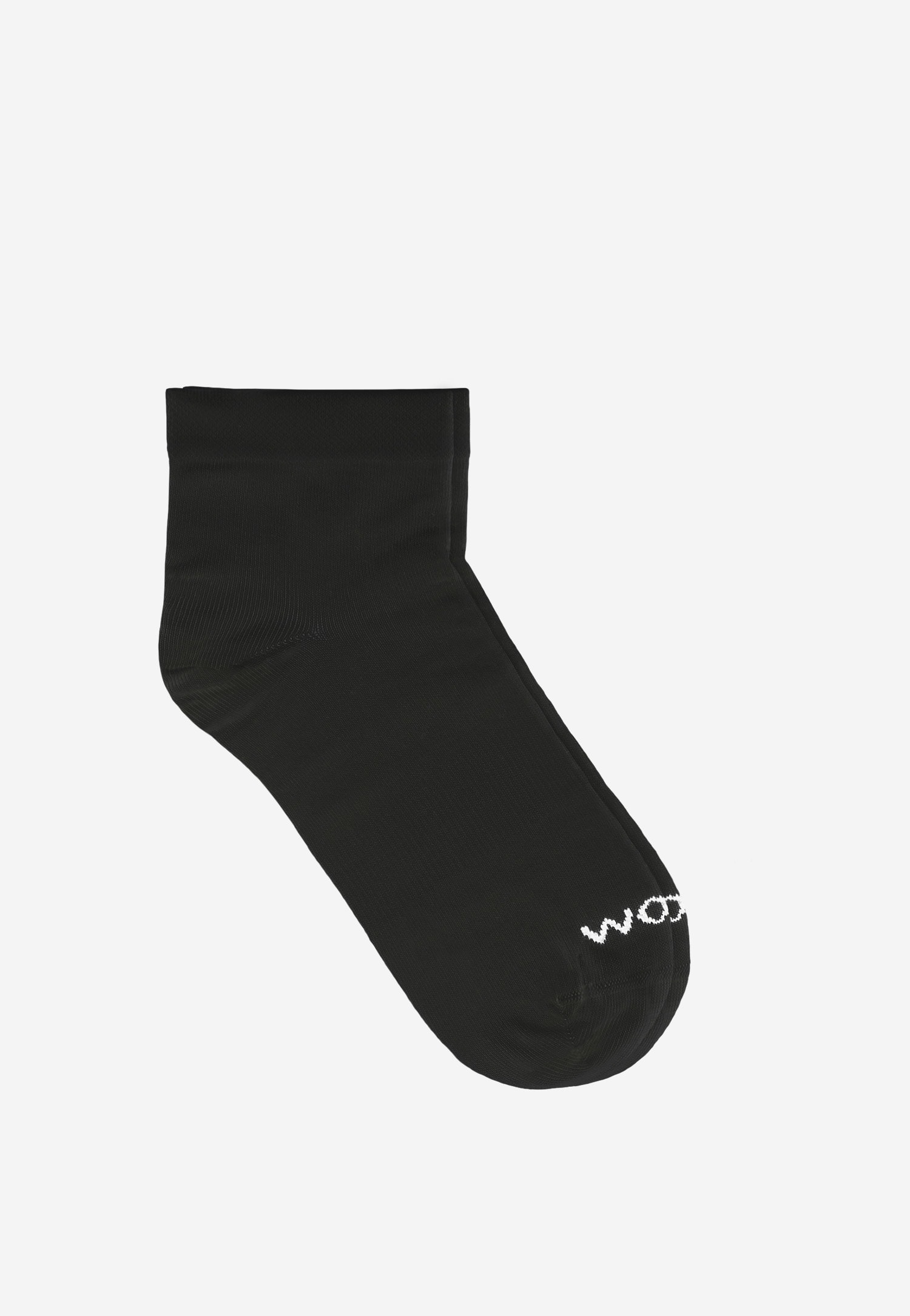 Czarne bawełniane klasyczne skarpety krótkie