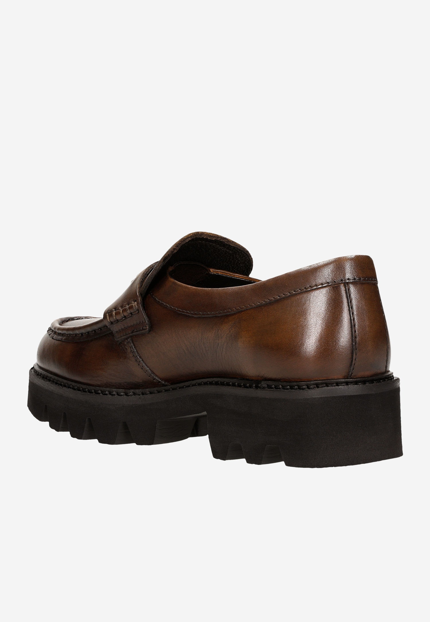 Czarne mokasyny damskie z naturalnej skóry