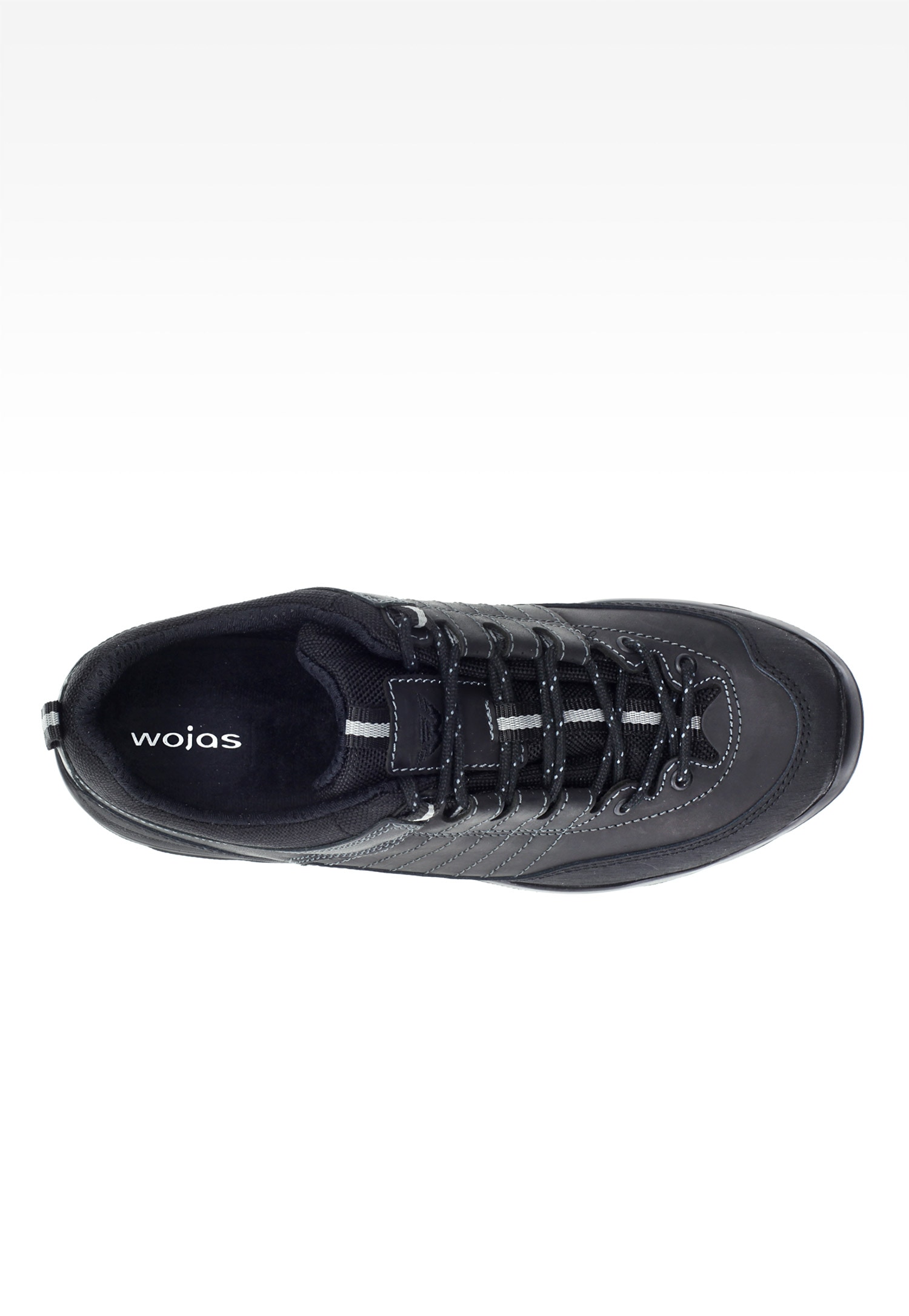 Czarne męskie półbuty