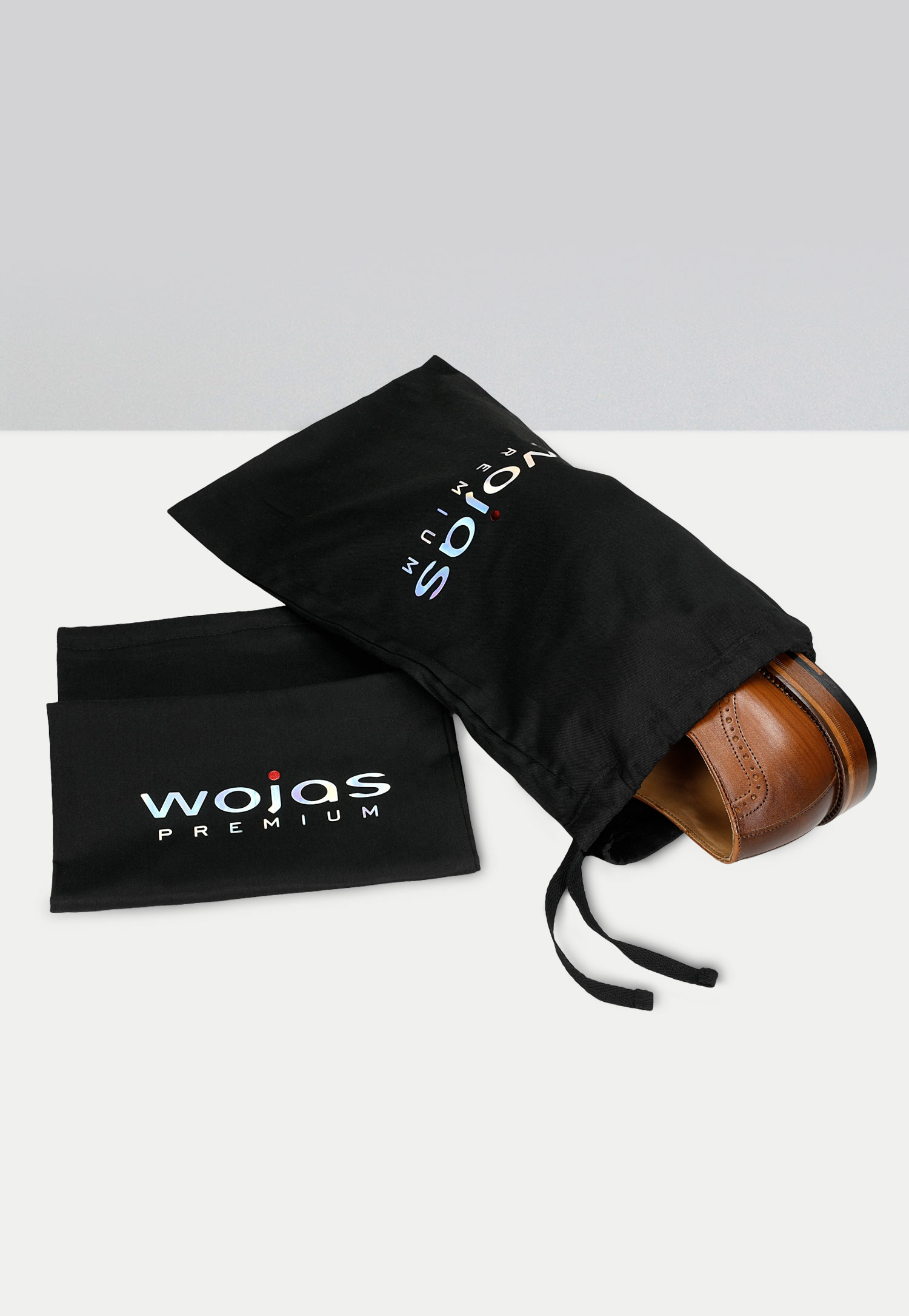 Jasnobrązowe wizytowe półbuty męskie | PREMIUM