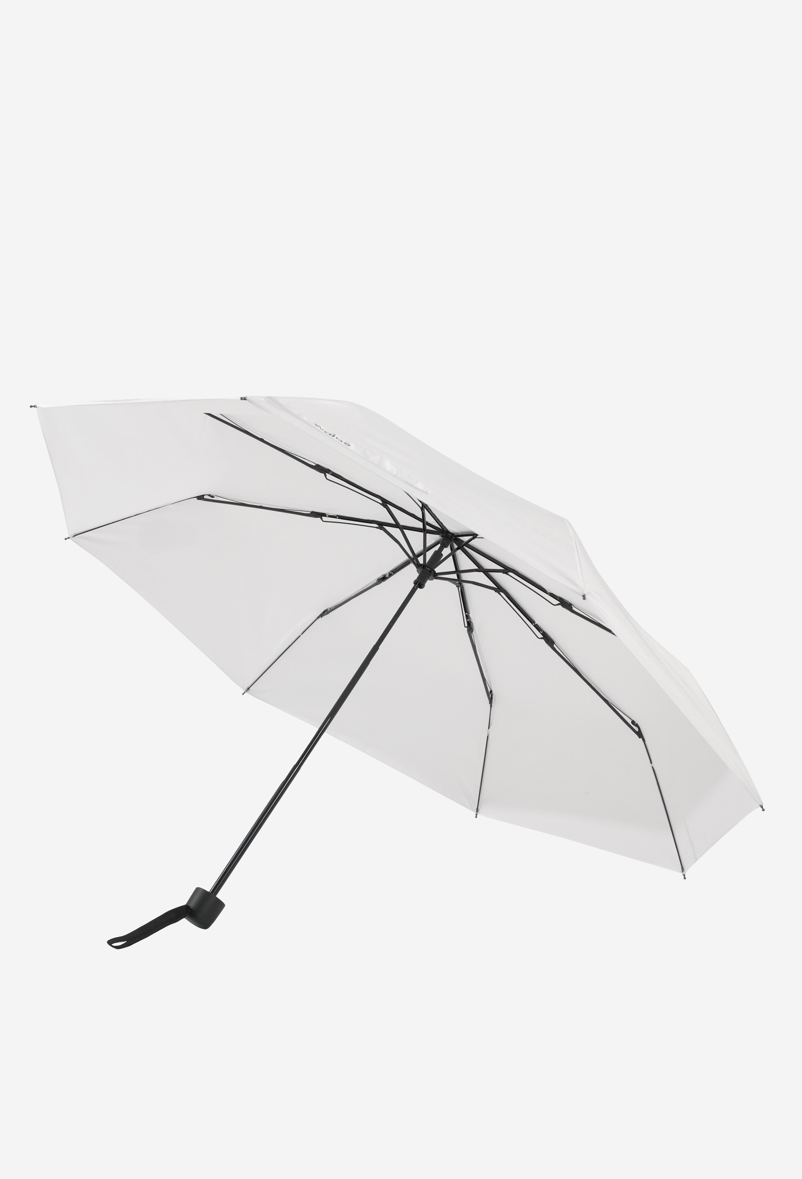 Biały składany parasol