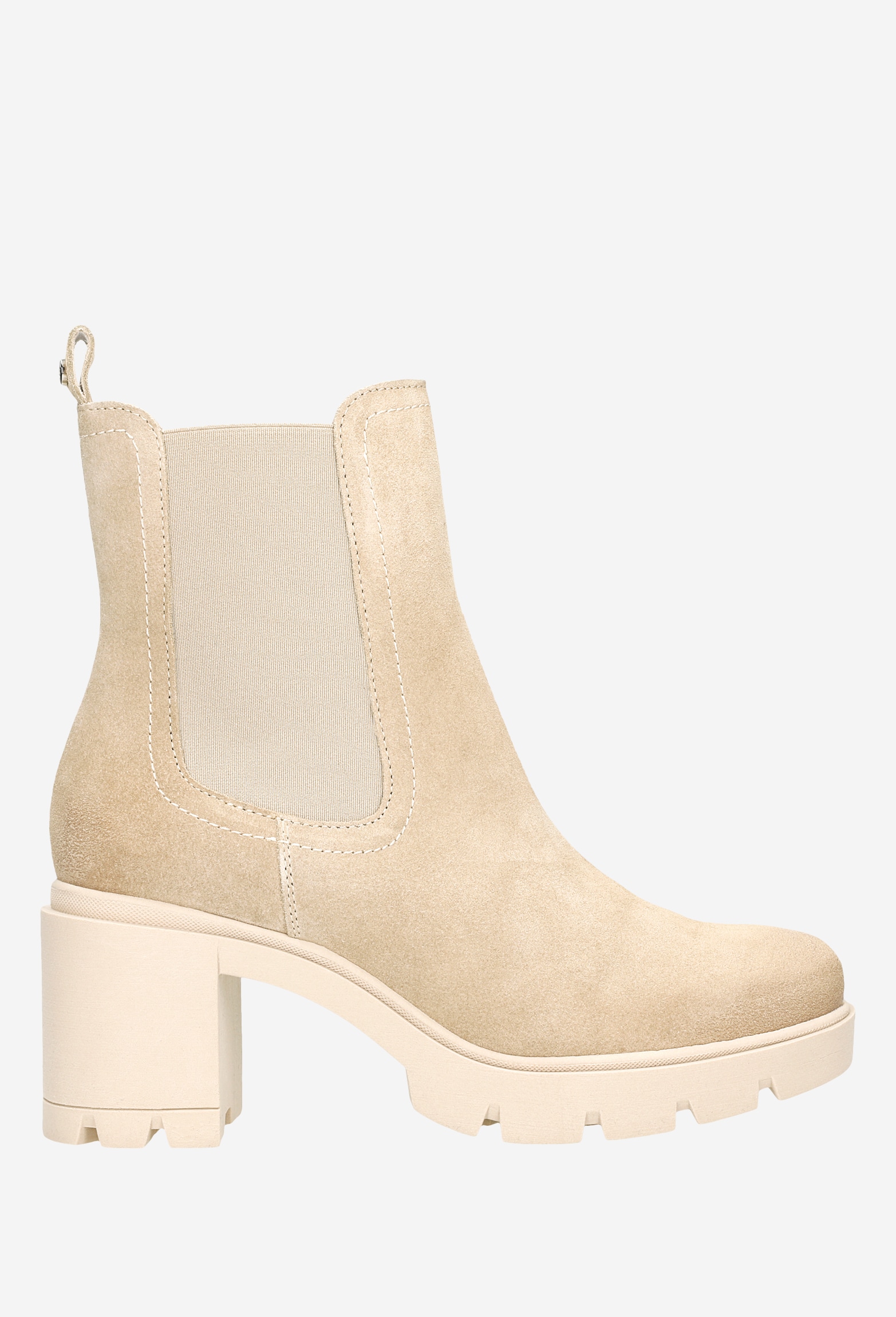 Brązowe skórzane sztyblety damskie ze skóry licowej