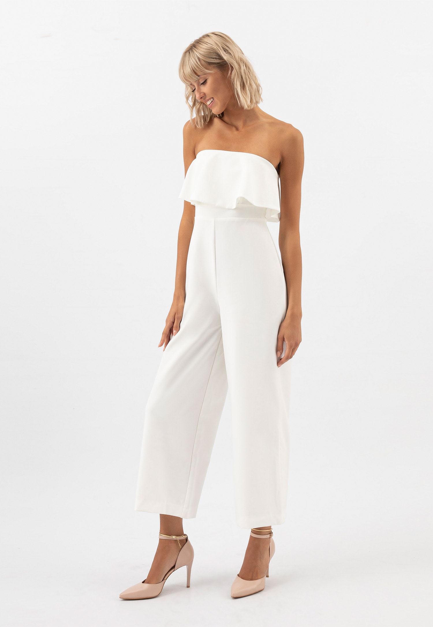 Czarne szpilki damskie z zapięciem wokół kostki