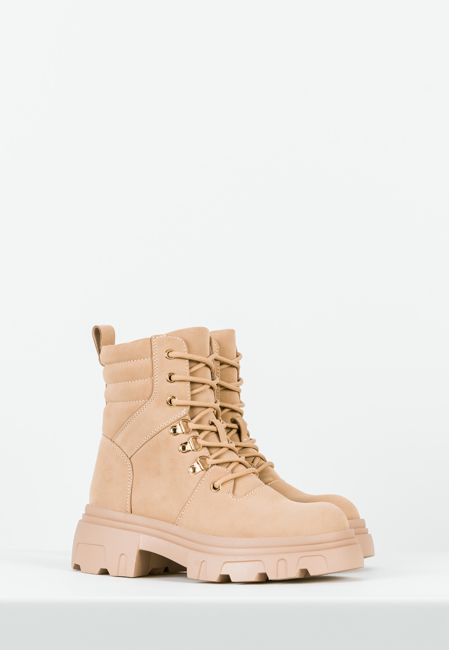 WJS czarne trzewiki damskie typu workery