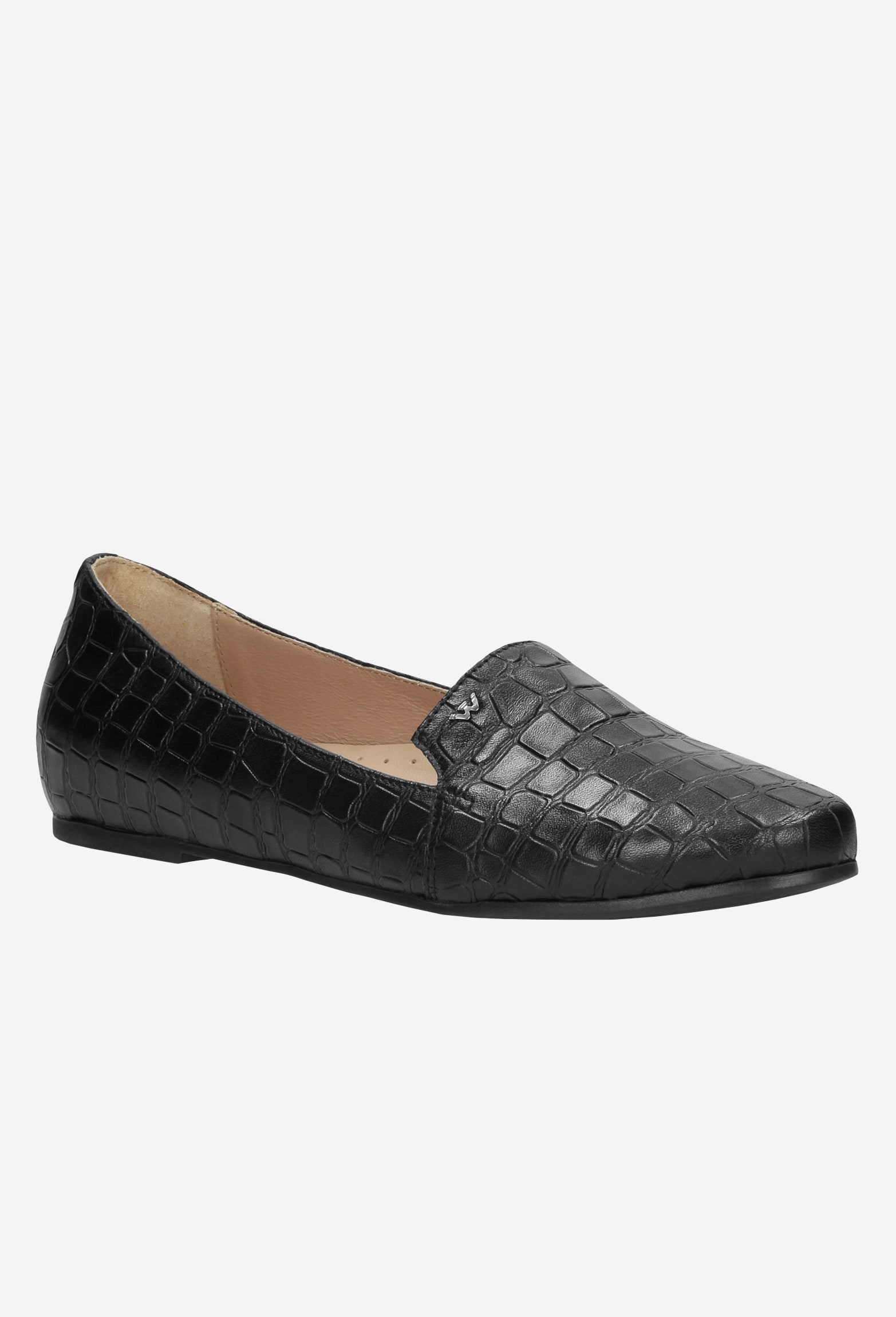 Czarne lordsy damskie na płaskiej podeszwie