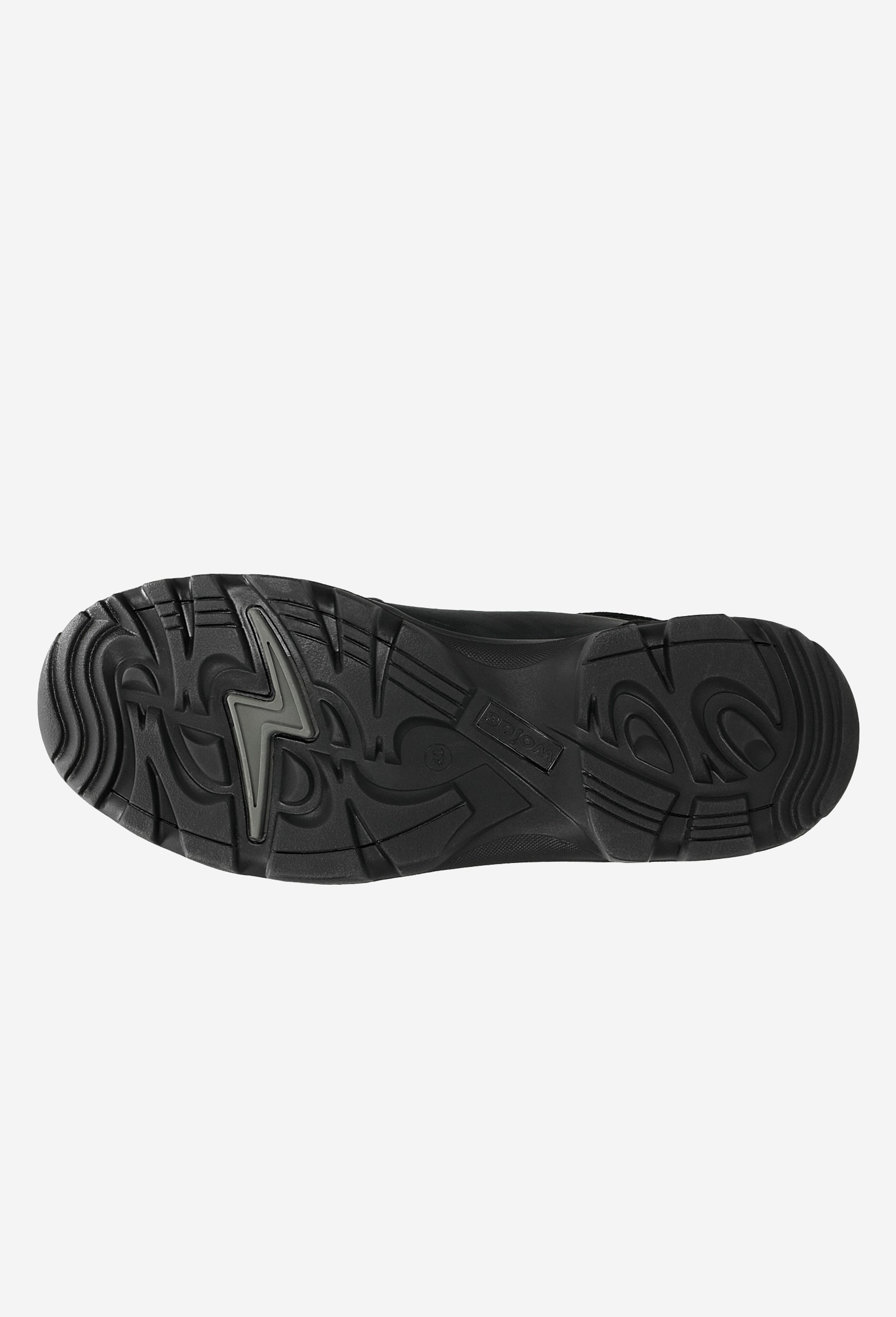 Czarne wysokie trzewiki trekkingowe