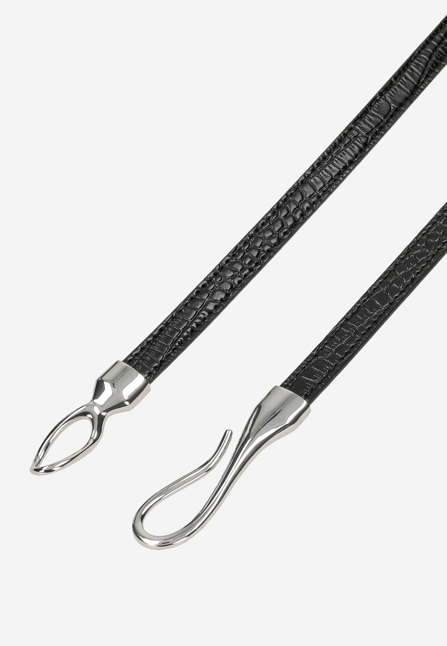 Czarny pasek z oryginalną klamrą