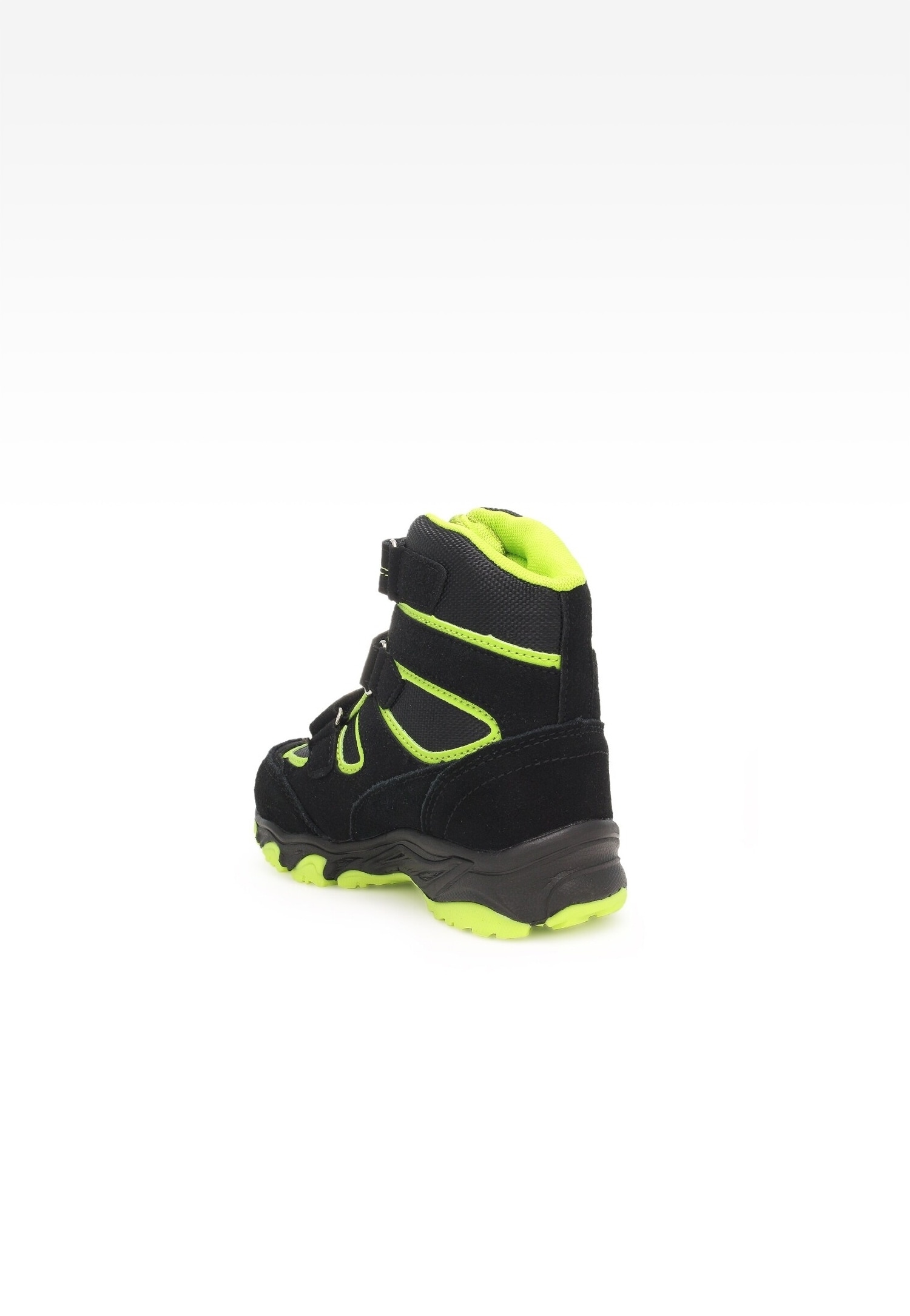 śniegowce BARTEK 11656001, dla chłopców, czarno-zielony