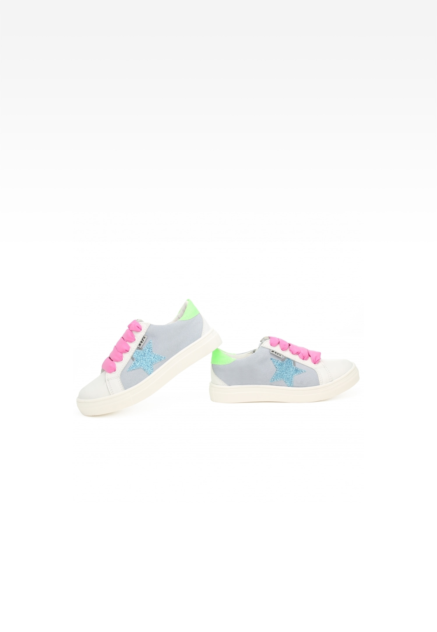 Półbuty BARTEK 18318003, dla dziewcząt, niebiesko-biały