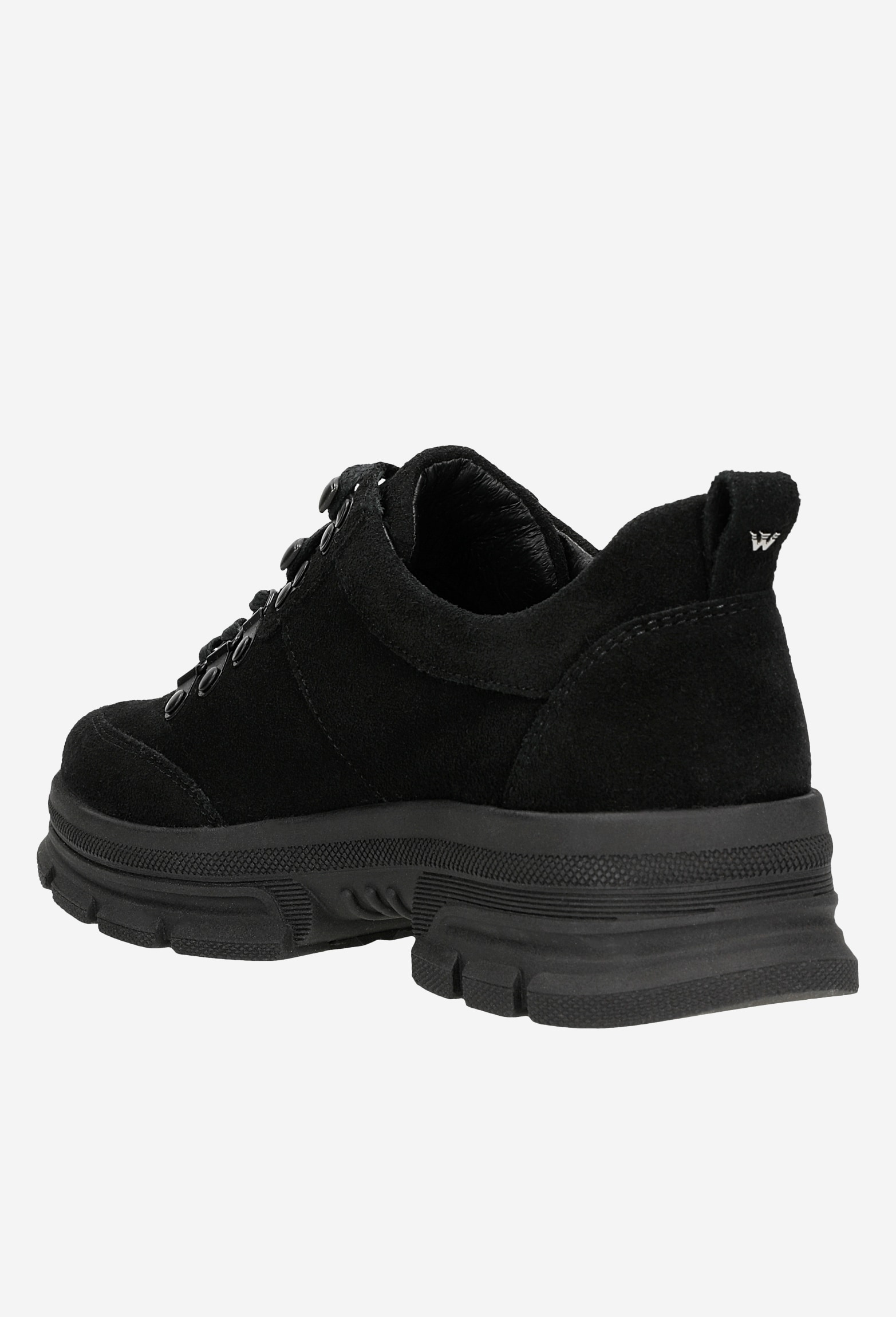 Czarne skórzane półbuty damskie z linii comfort