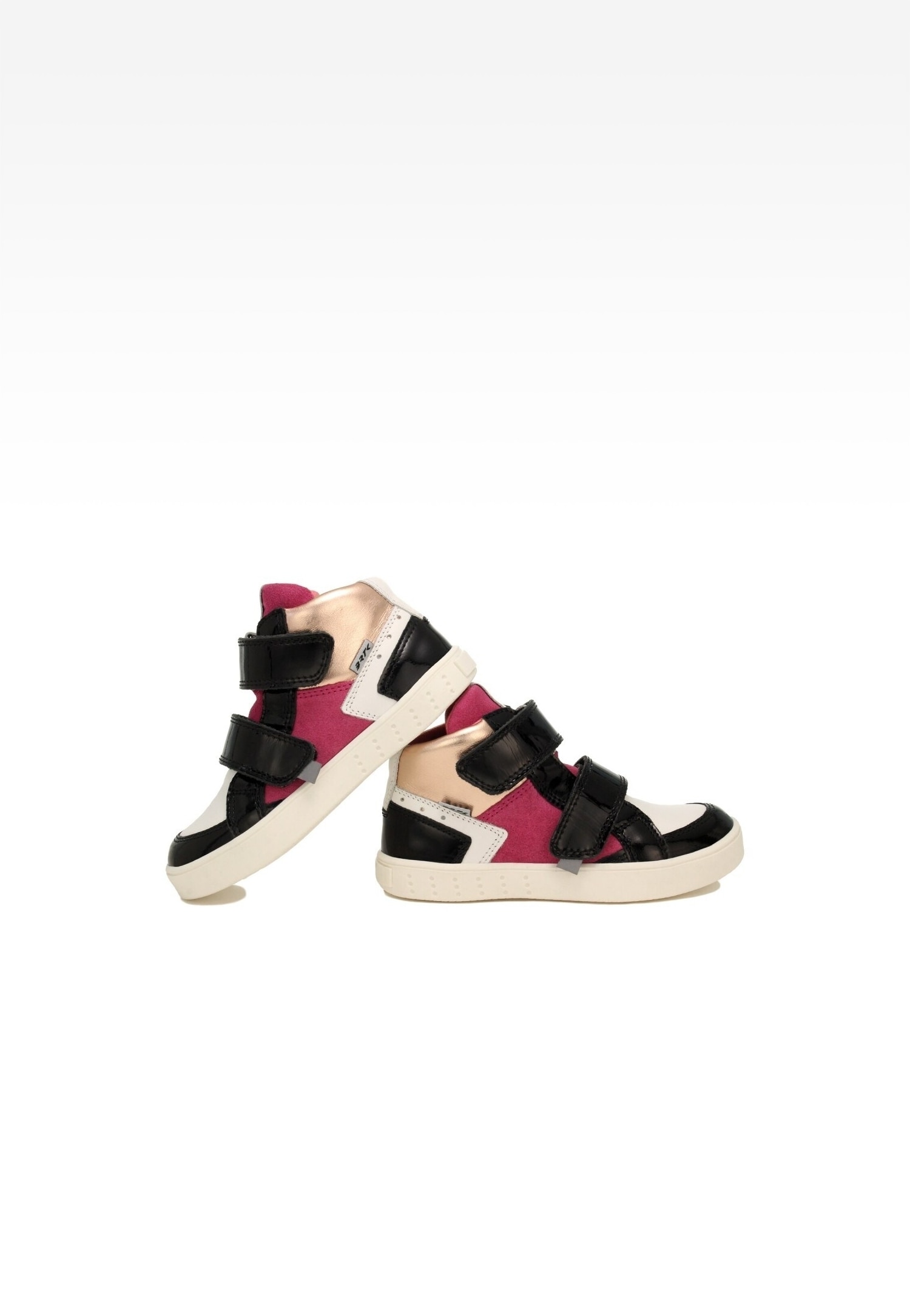 Sneakers BARTEK 27414-023, dla dziewcząt, biało-czarny