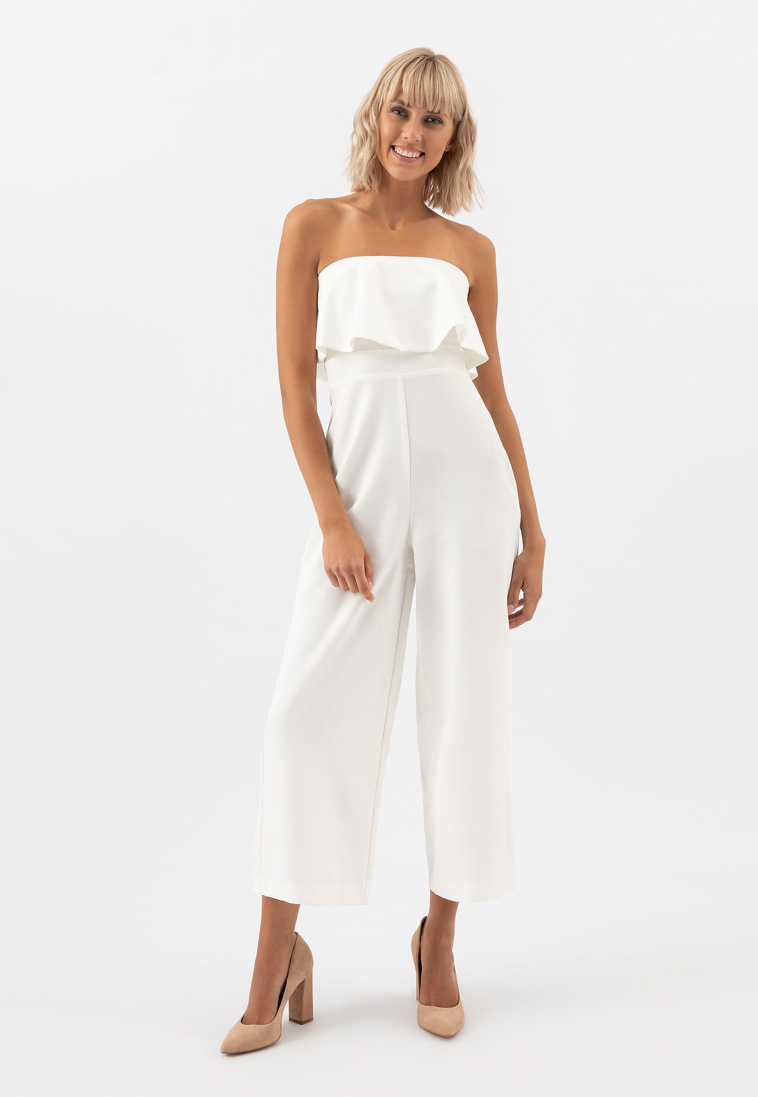 Czółenka damskie w kolorze zielonym na wysokim słupku