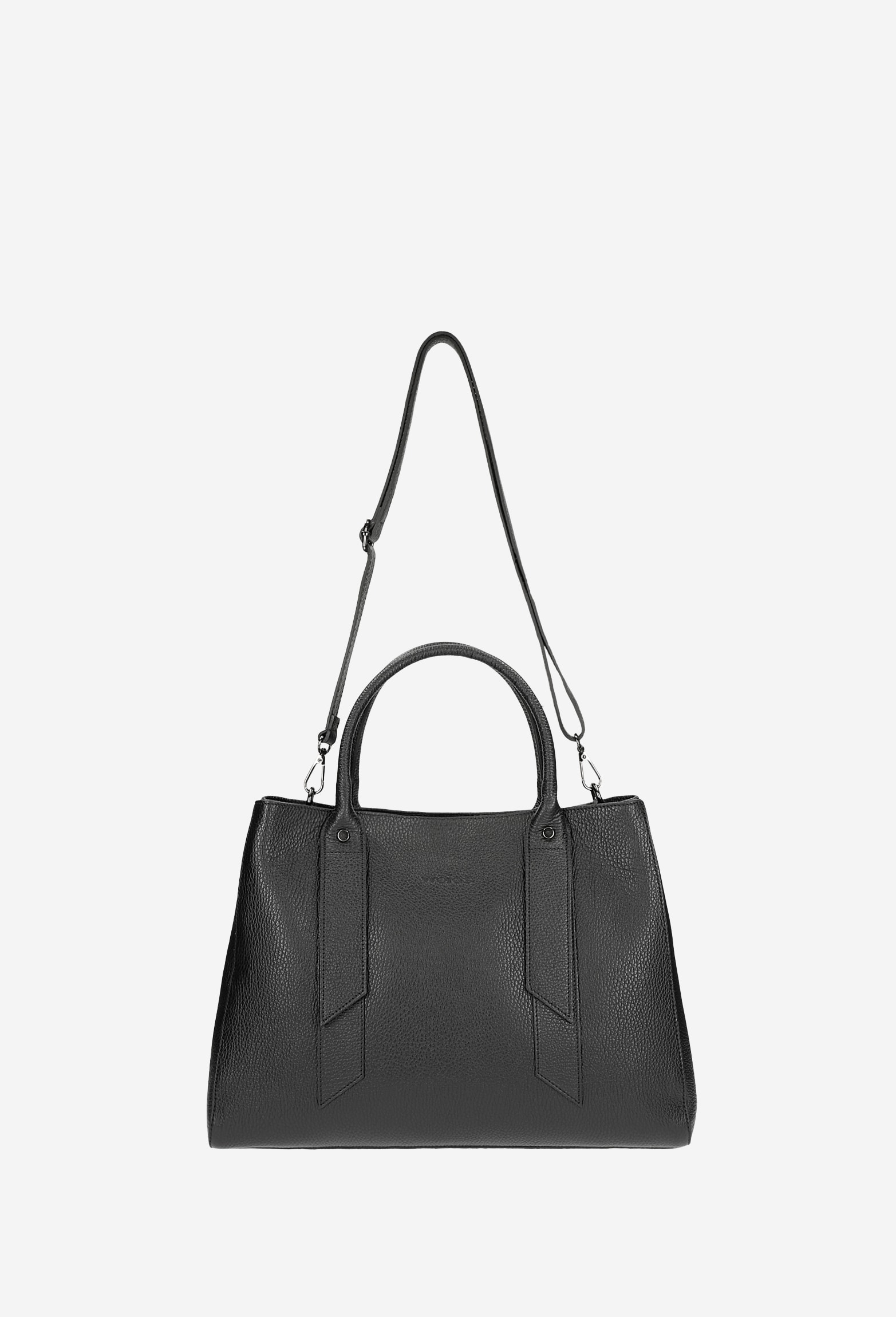 Stylowa czarna torebka damska na co dzień