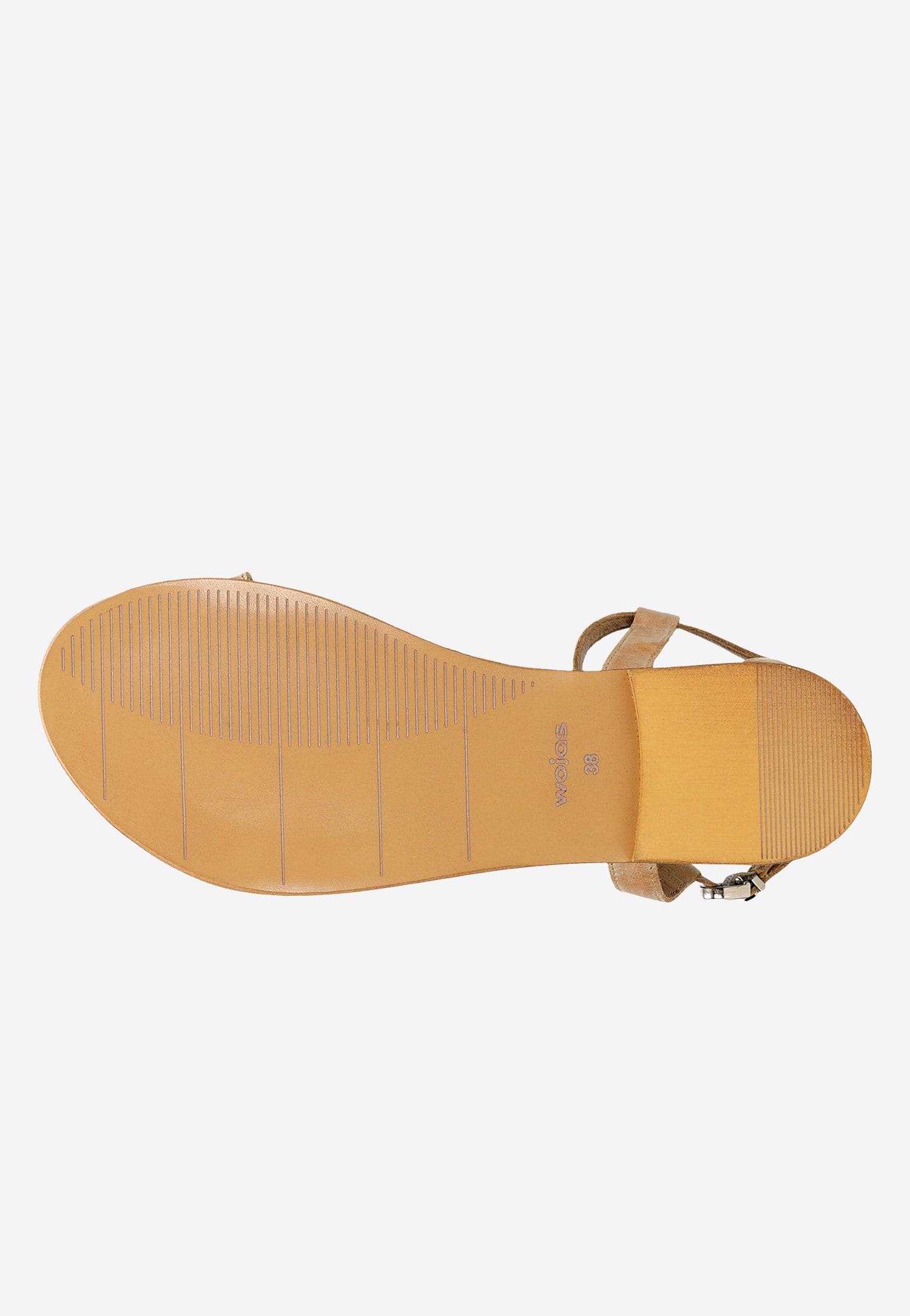 Beżowe sandały damskie w stylu miejskim