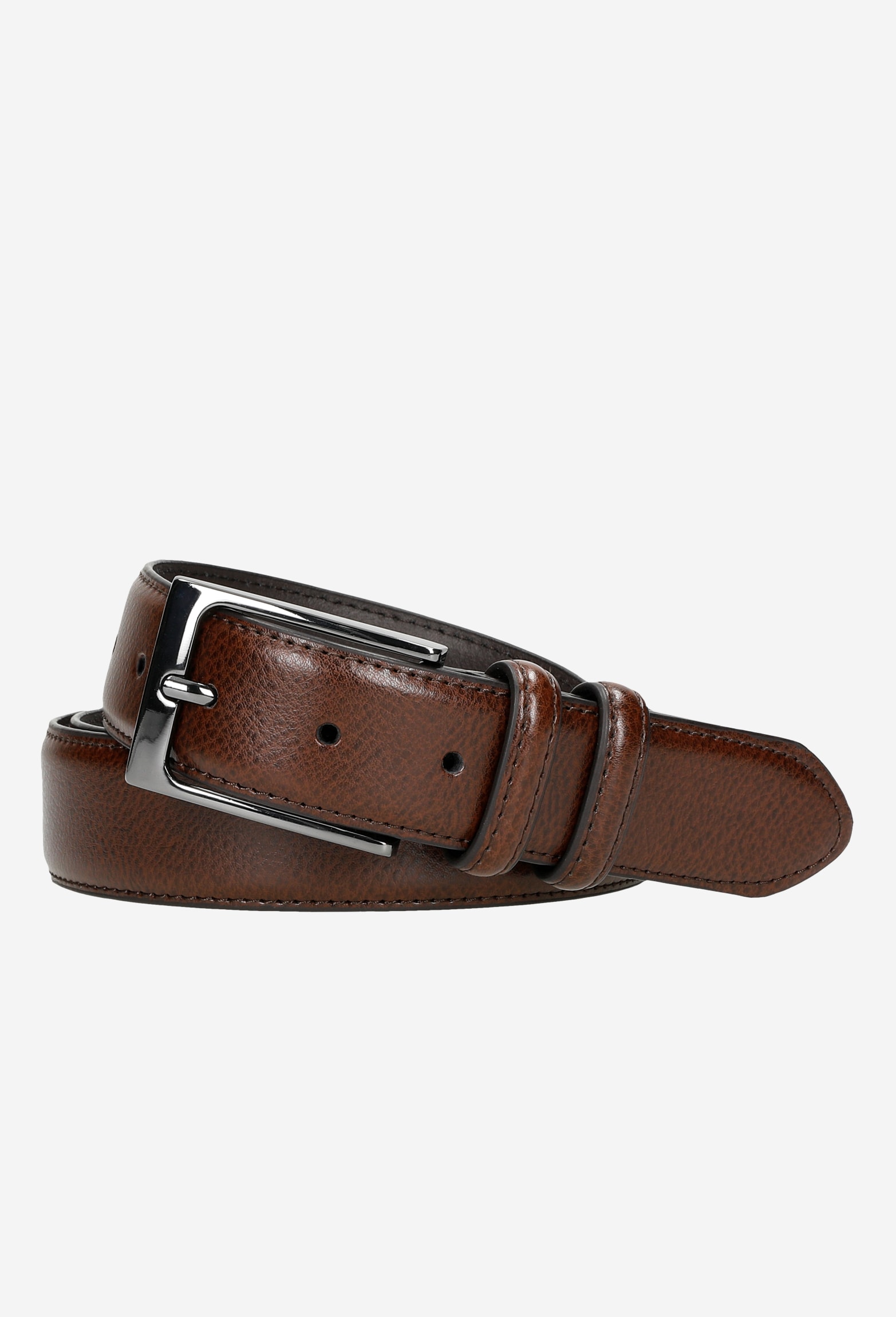 Jasnobrązowy skórzany pasek męski