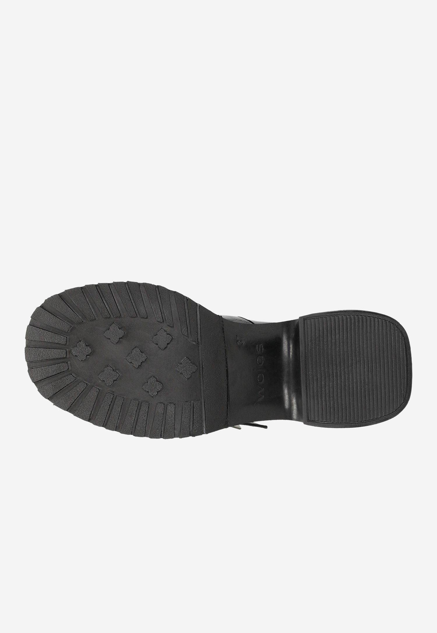 Czarne czółenka Mary Jane z zapięciem na klamerkę