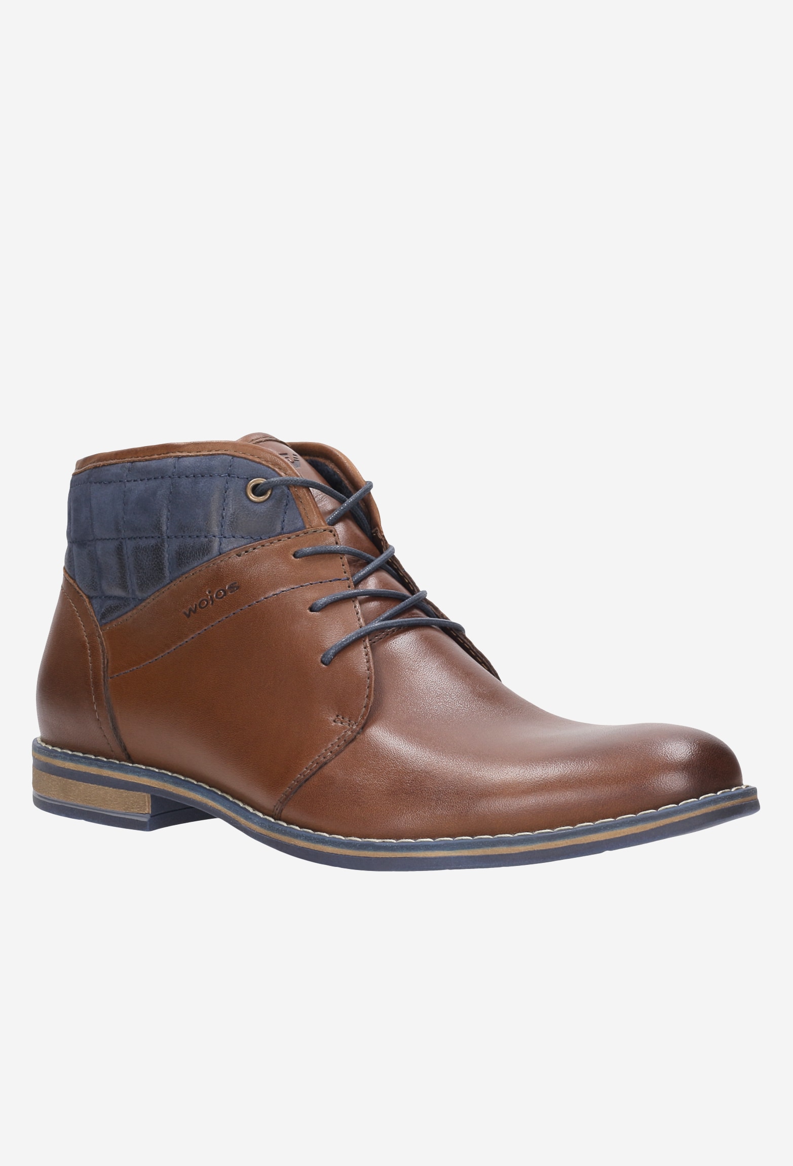 Czarne trzewiki męskie