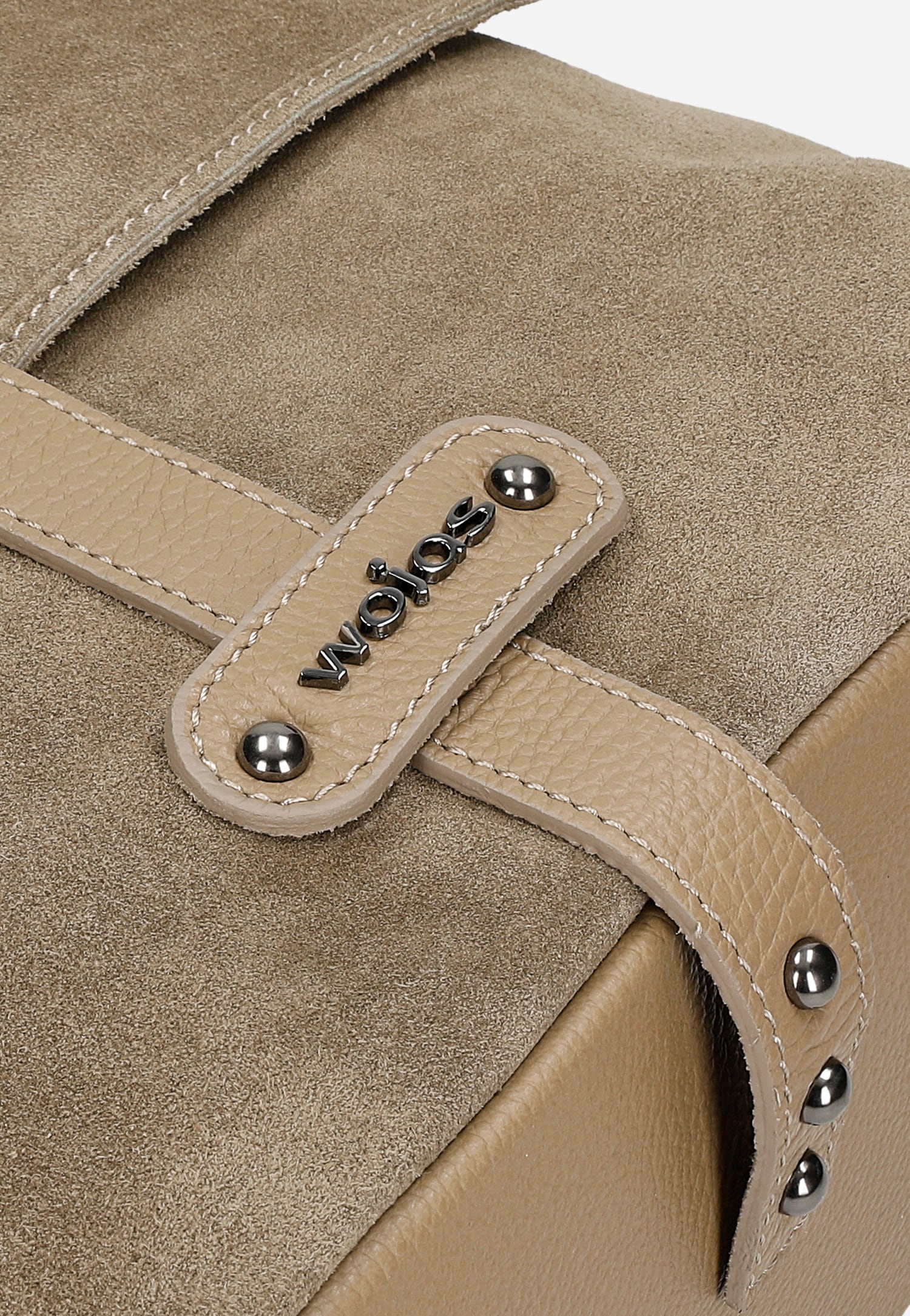 Duża beżowa torebka damska