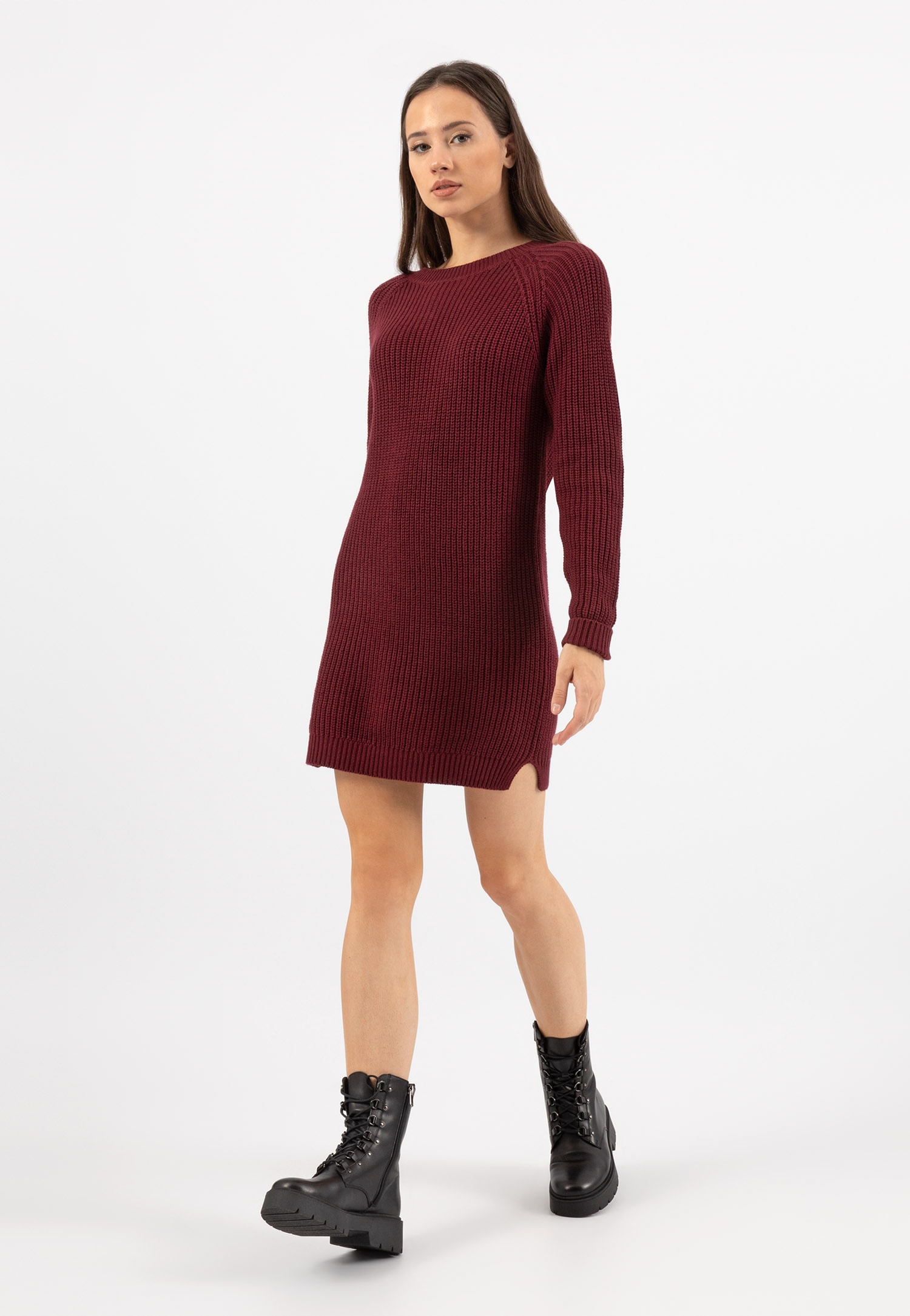 Czarne bikery damskie na grubej podeszwie