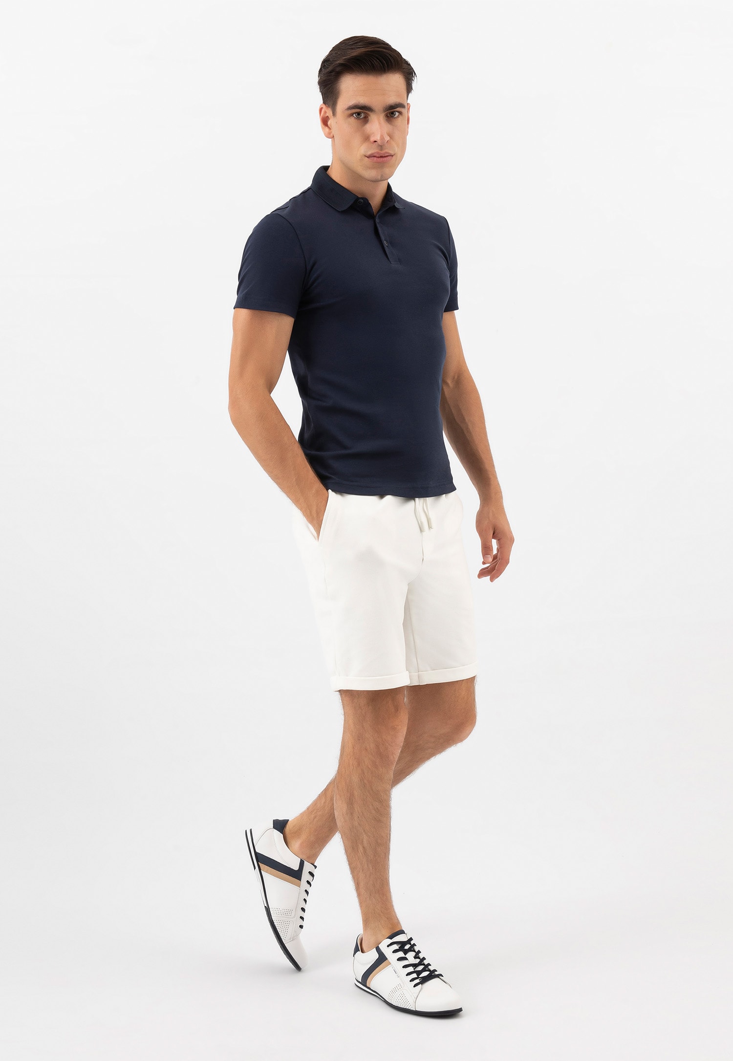 Czarne klasyczne półbuty męskie ze skóry licowej