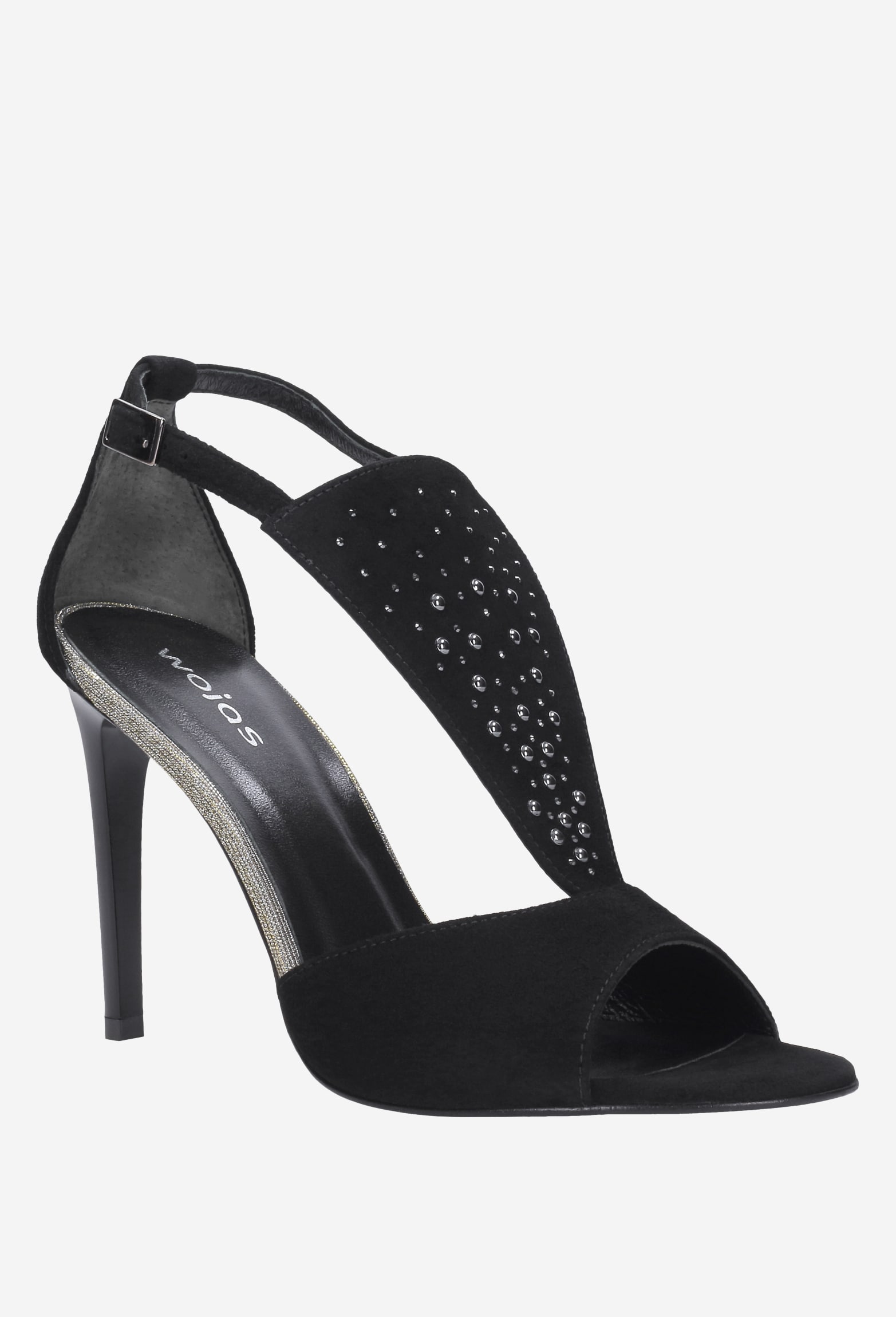 Czarne sandały damskie