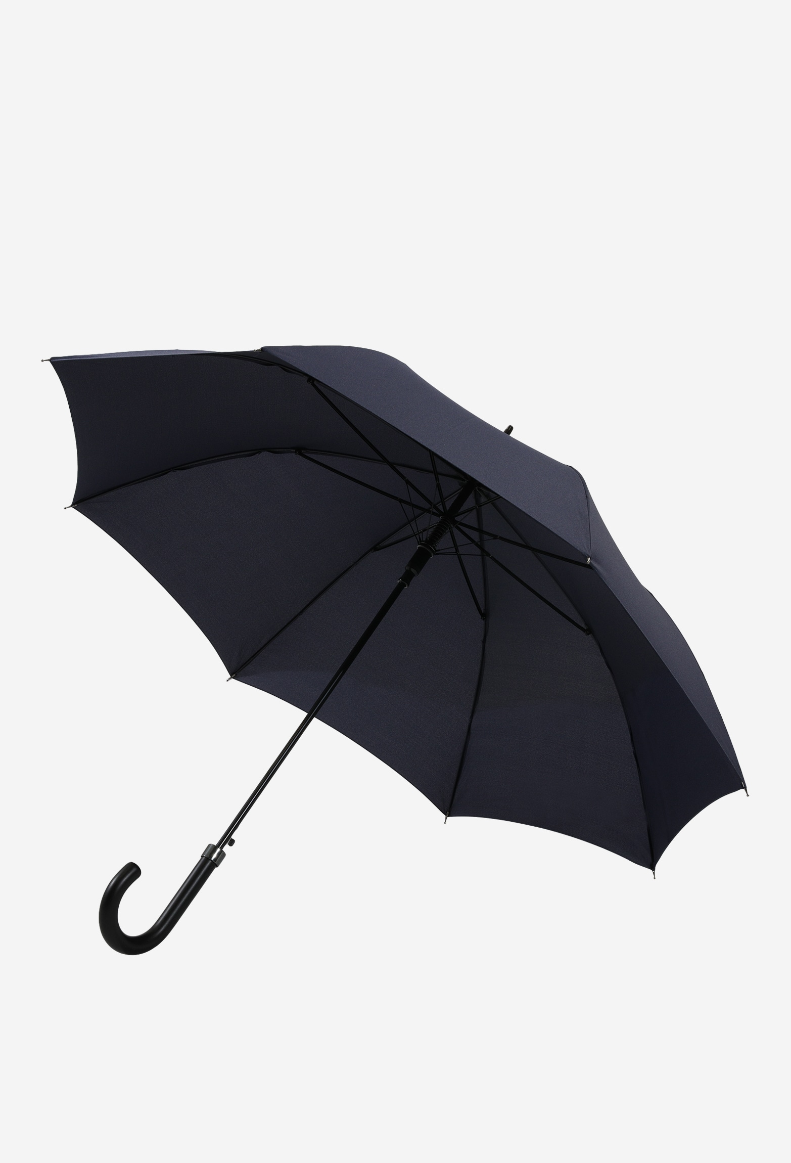 Długi parasol w kolorze białym