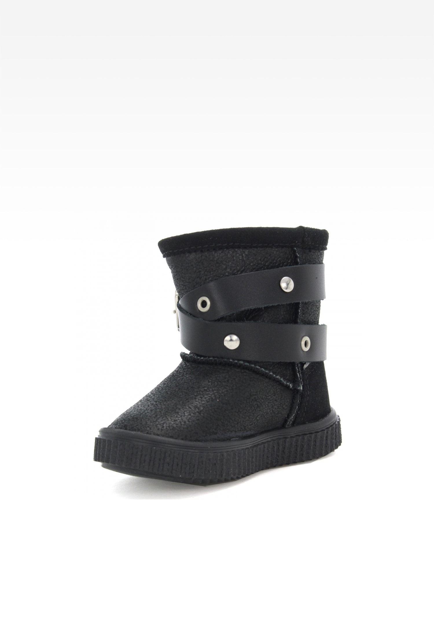 Kozaki ocieplane BARTEK W-610670/BAX, dla dziewcząt, czarny