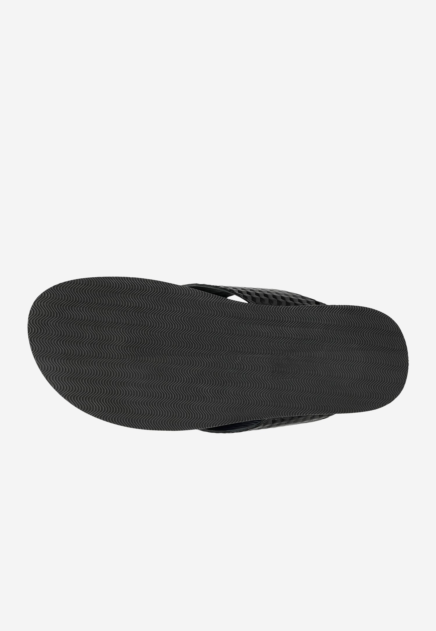 Czarne skórzane japonki męskie