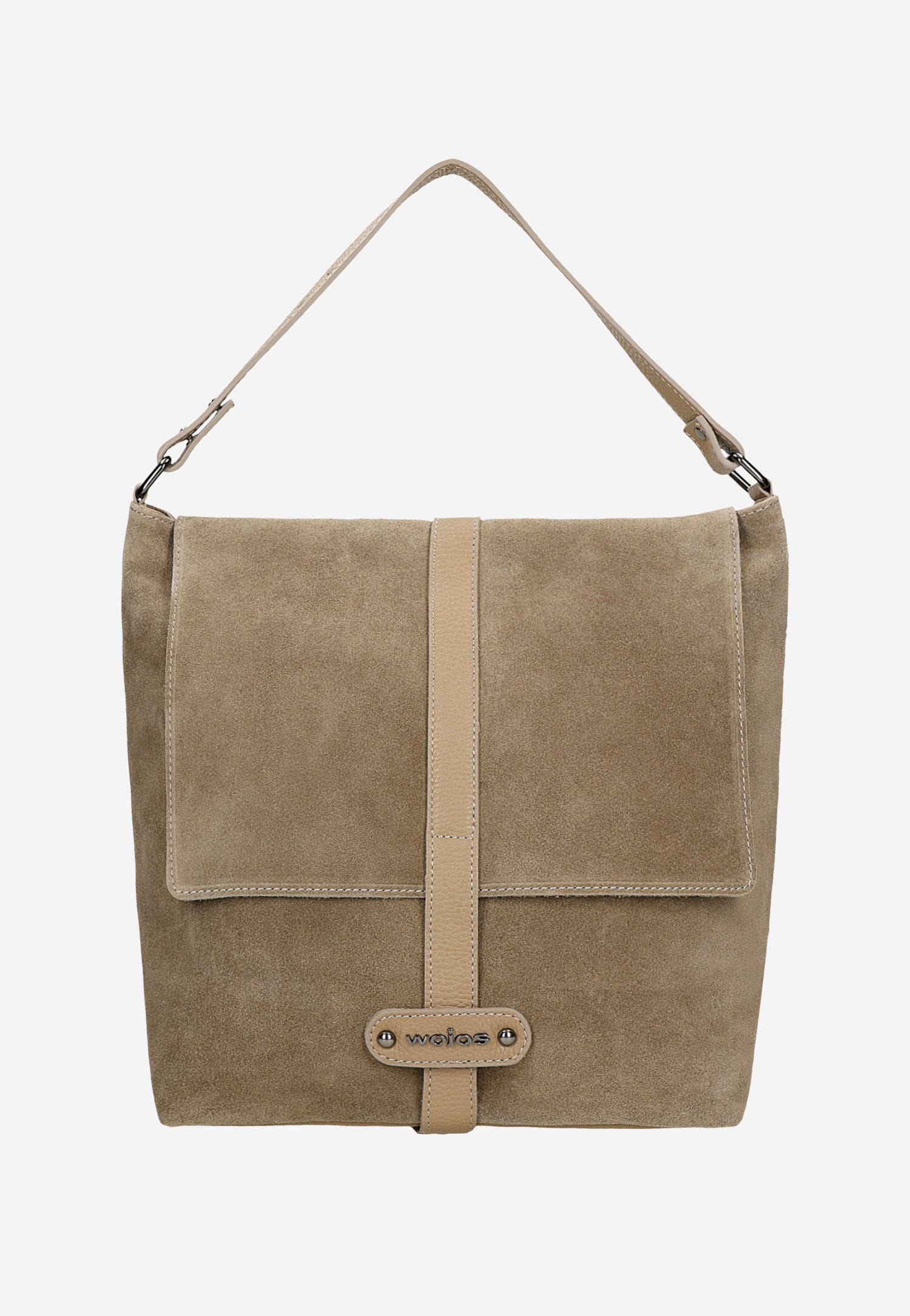 Duża beżowa torebka damska