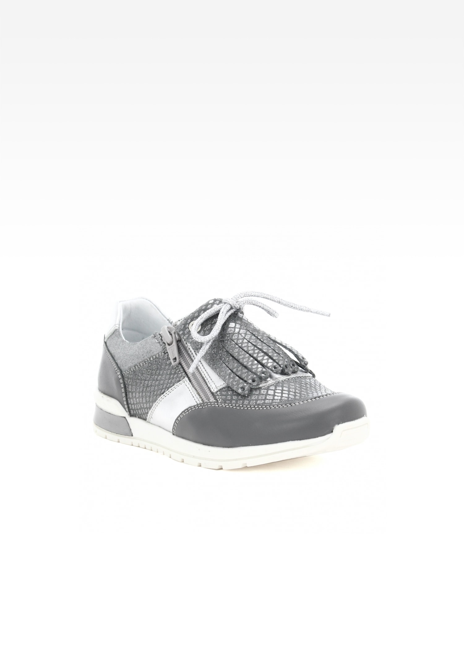 Półbuty BARTEK T-28695/SZ/1SC, dla dziewcząt, szary