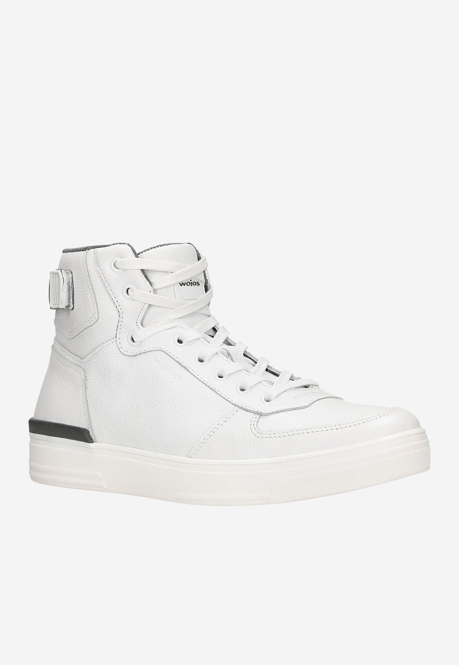 Czarne trampki męskie ze skóry licowej i nubuku