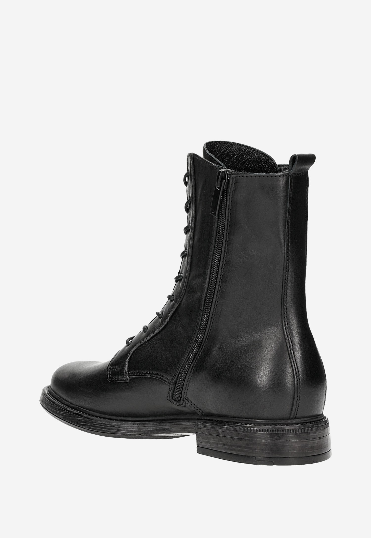 Minimalistyczne czarne trzewiki męskie