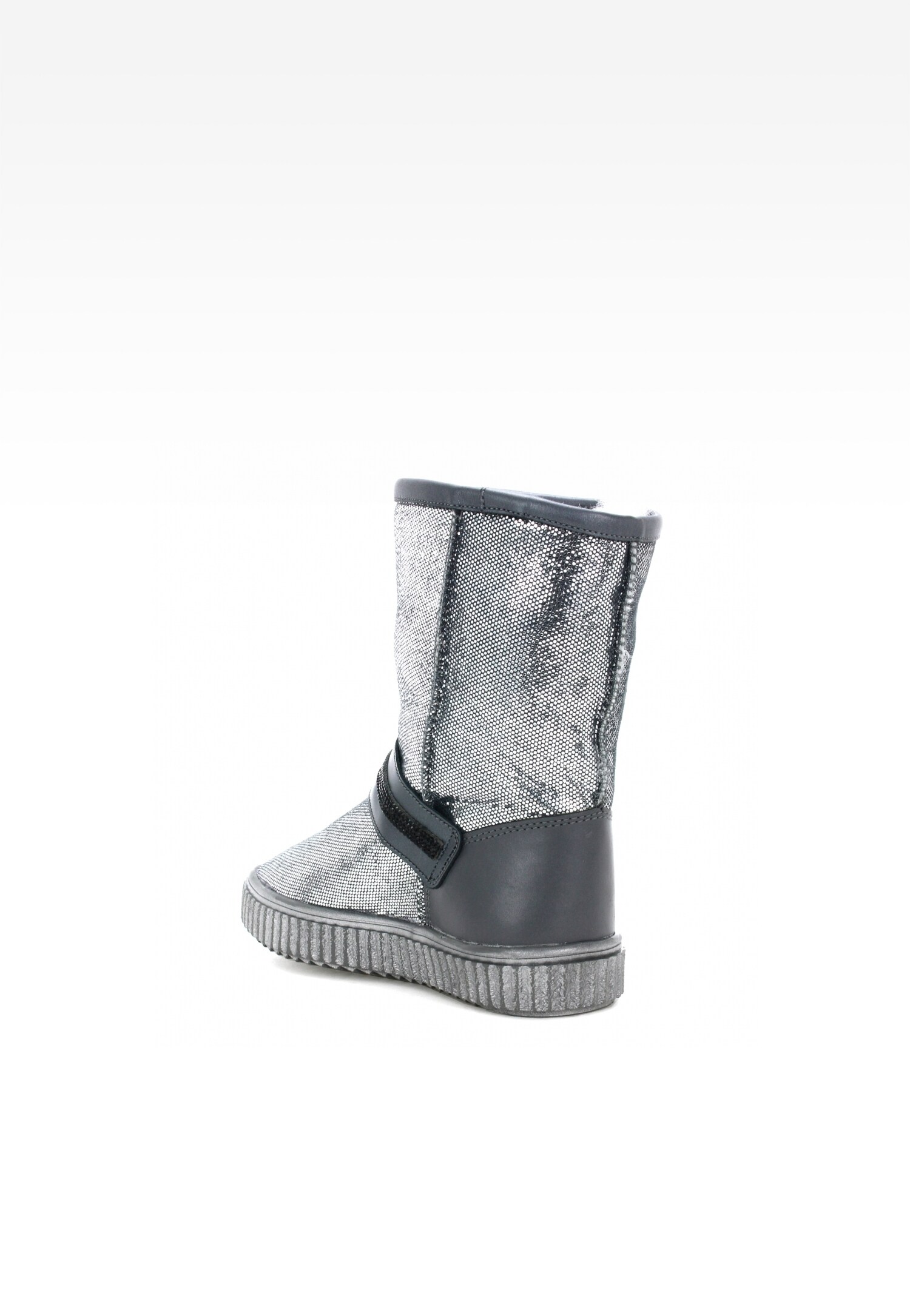 Botki ocieplane BARTEK W-647730/BAX, dla dziewcząt, srebrny