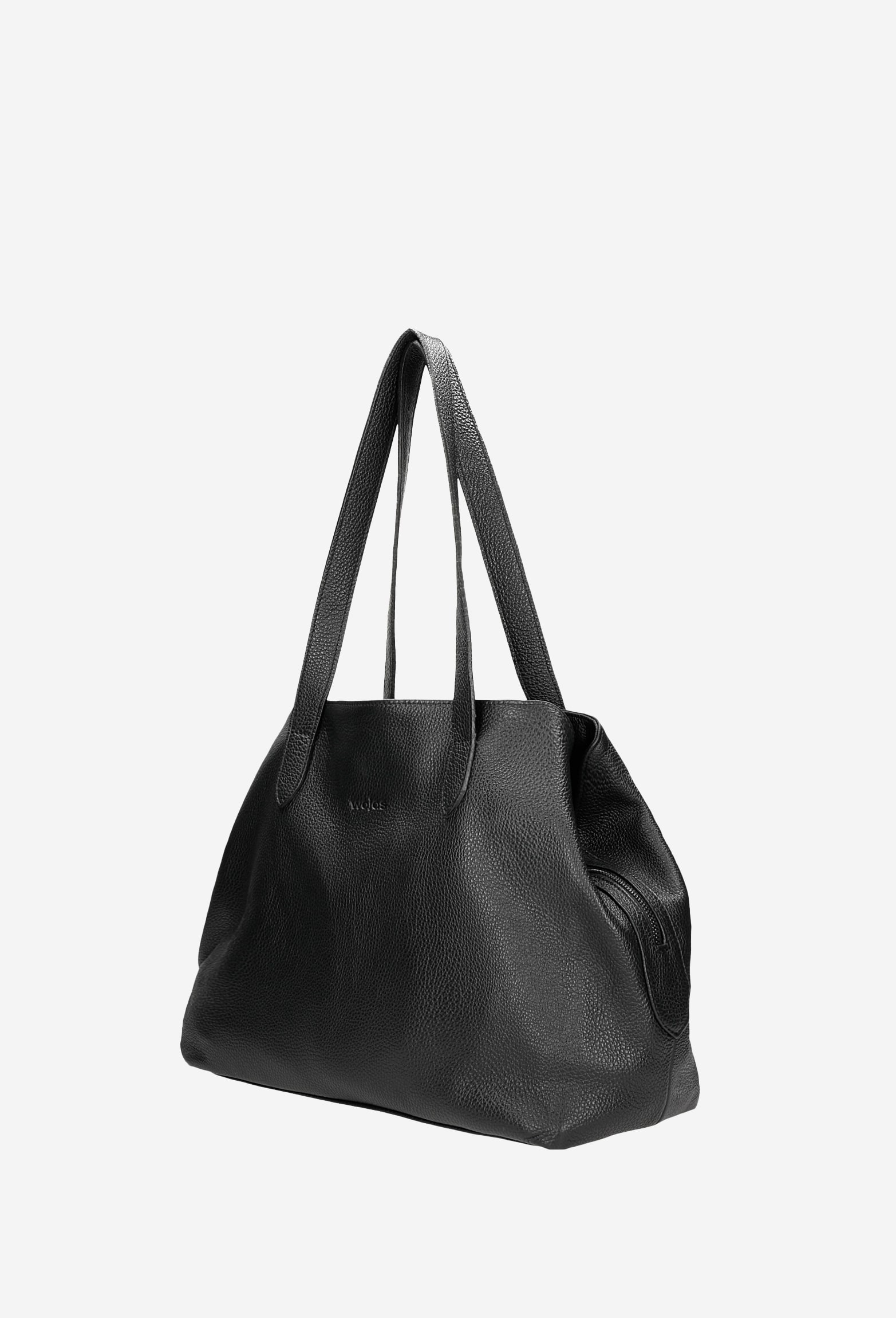 Czarna duża torebka damska na ramię