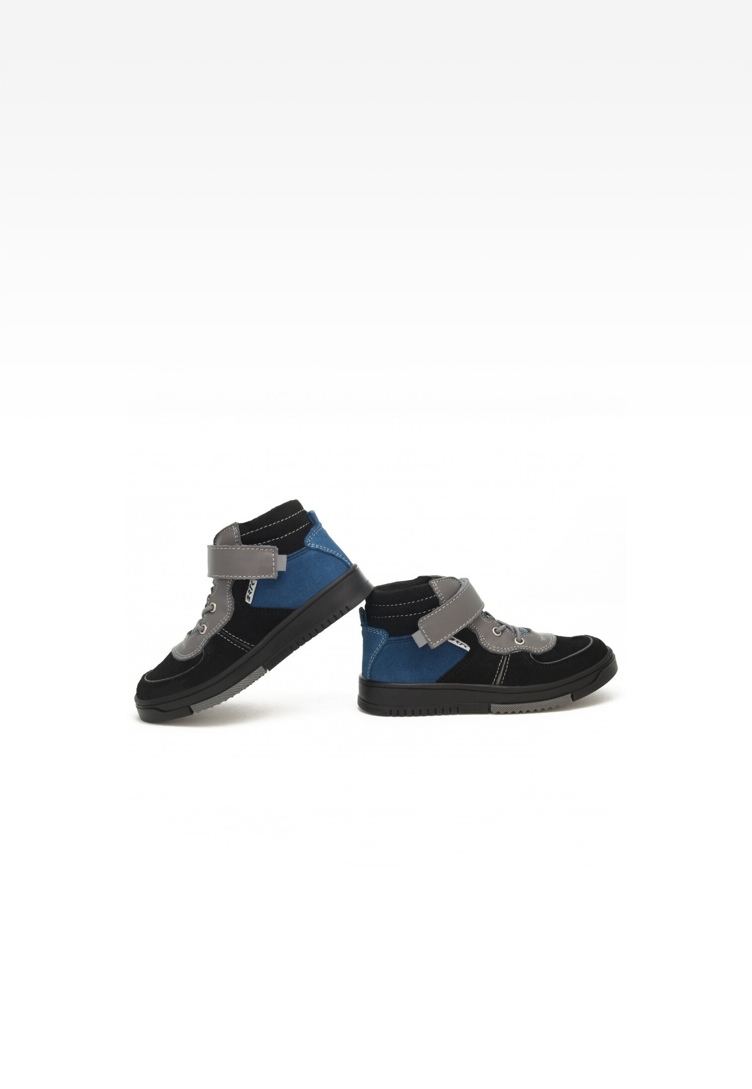 Trzewiki ocieplane BARTEK 17566010, dla chłopców, czarno-niebieski