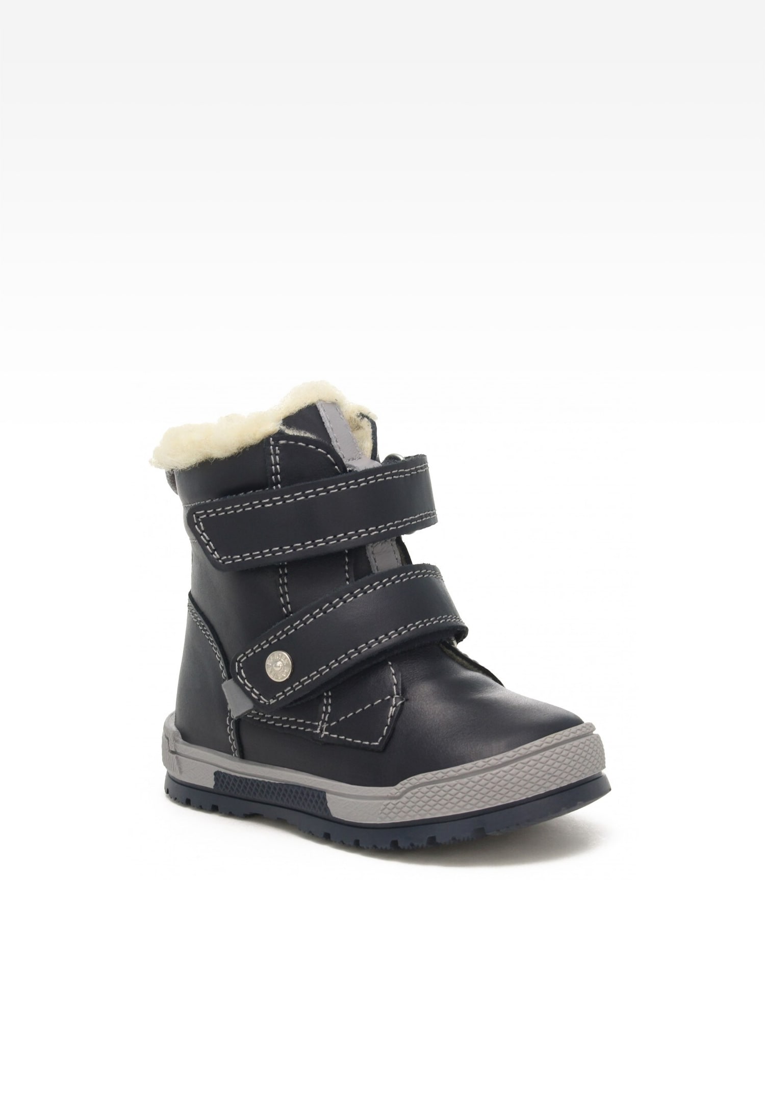 śniegowce BARTEK 21469-016, dla chłopców, granatowy