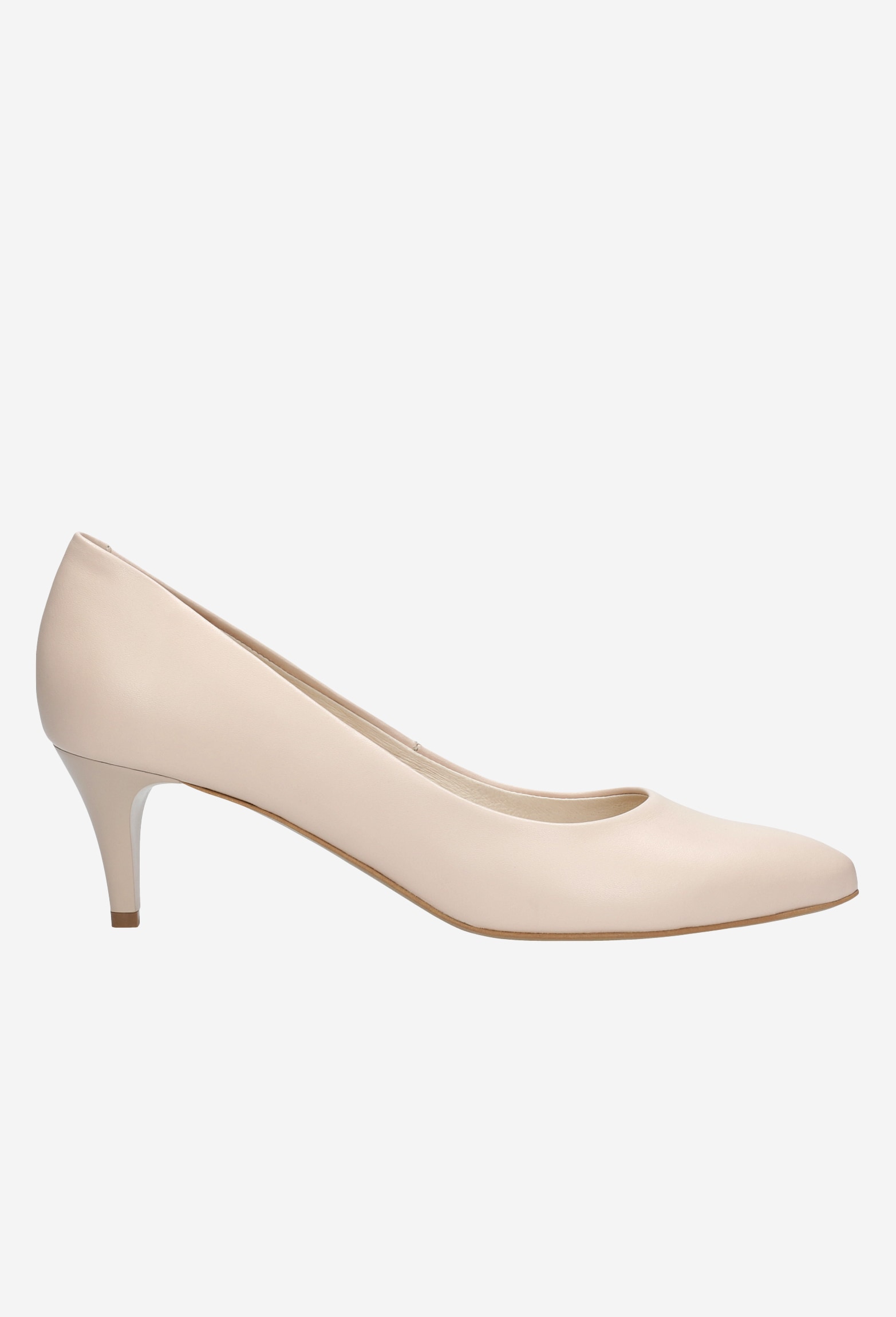 Czarne klasyczne czółenka damskie ze skóry licowej