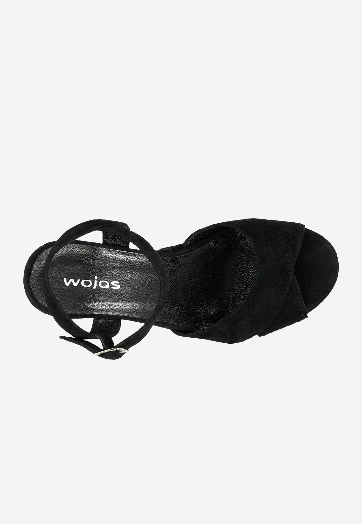 Masywne beżowe sandały damskie z weluru