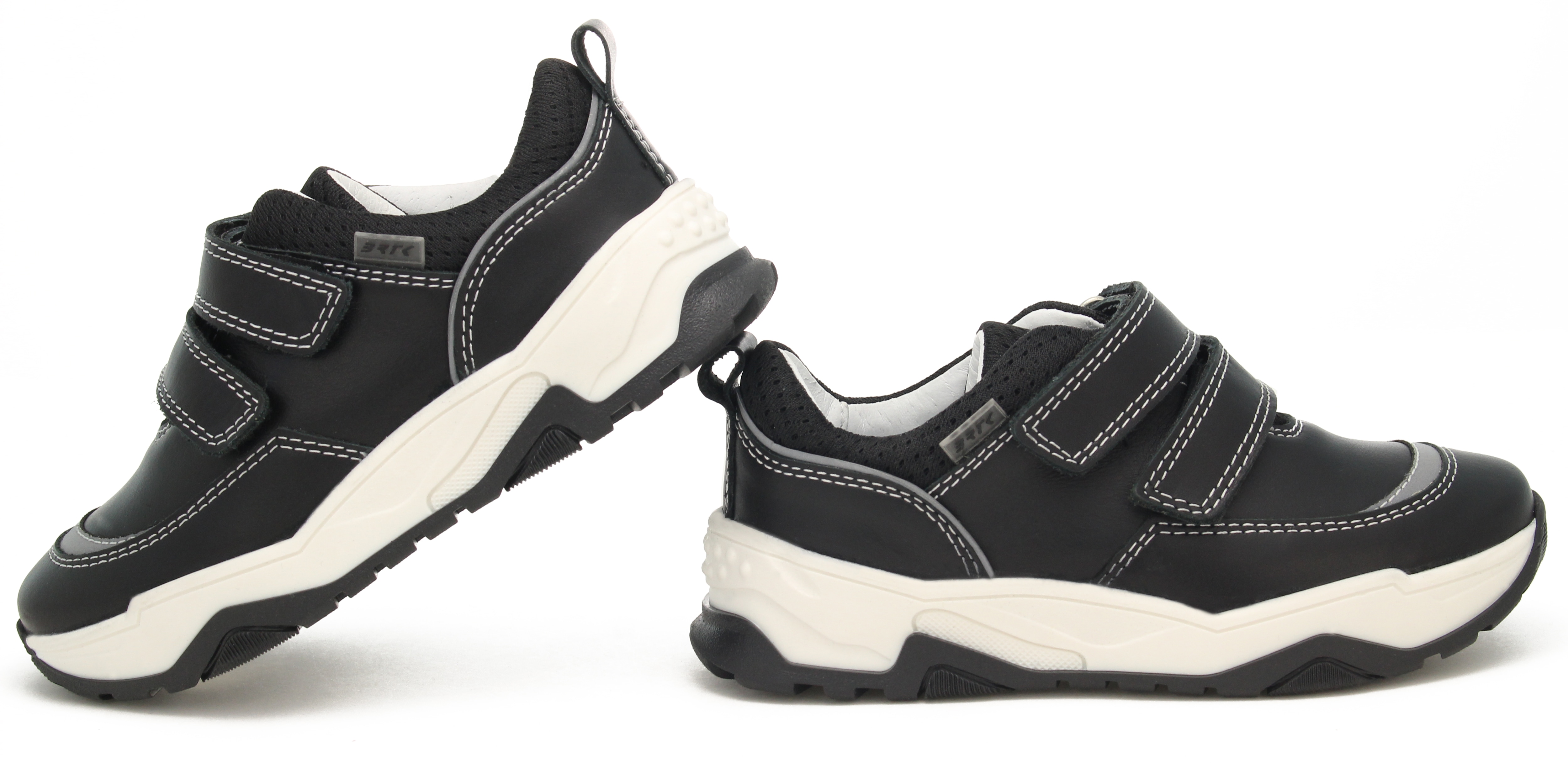 Półbuty BARTEK 5172-N2-S, dla chłopców, czarno-biały