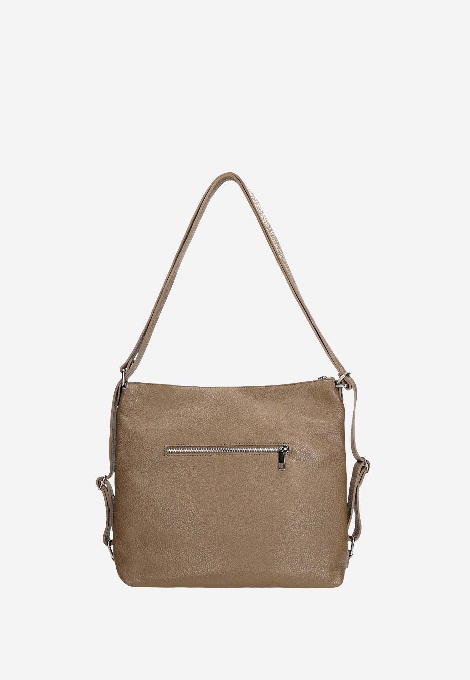 Czarna skórzana torebka plecak 2w1