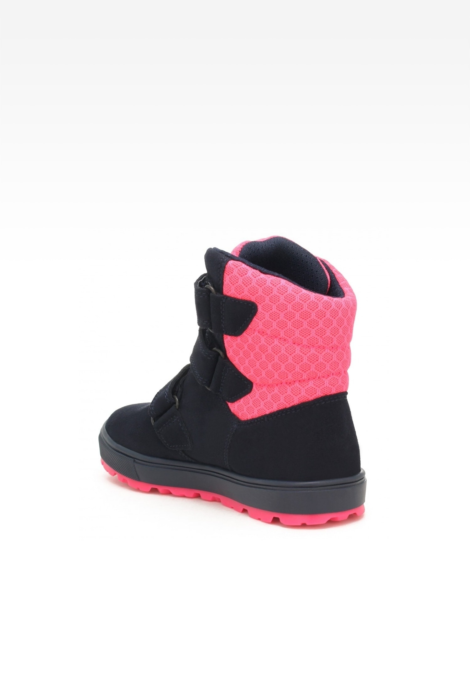 Trzewiki ocieplane BARTEK 14319007, dla dziewcząt, granatowo-różowy