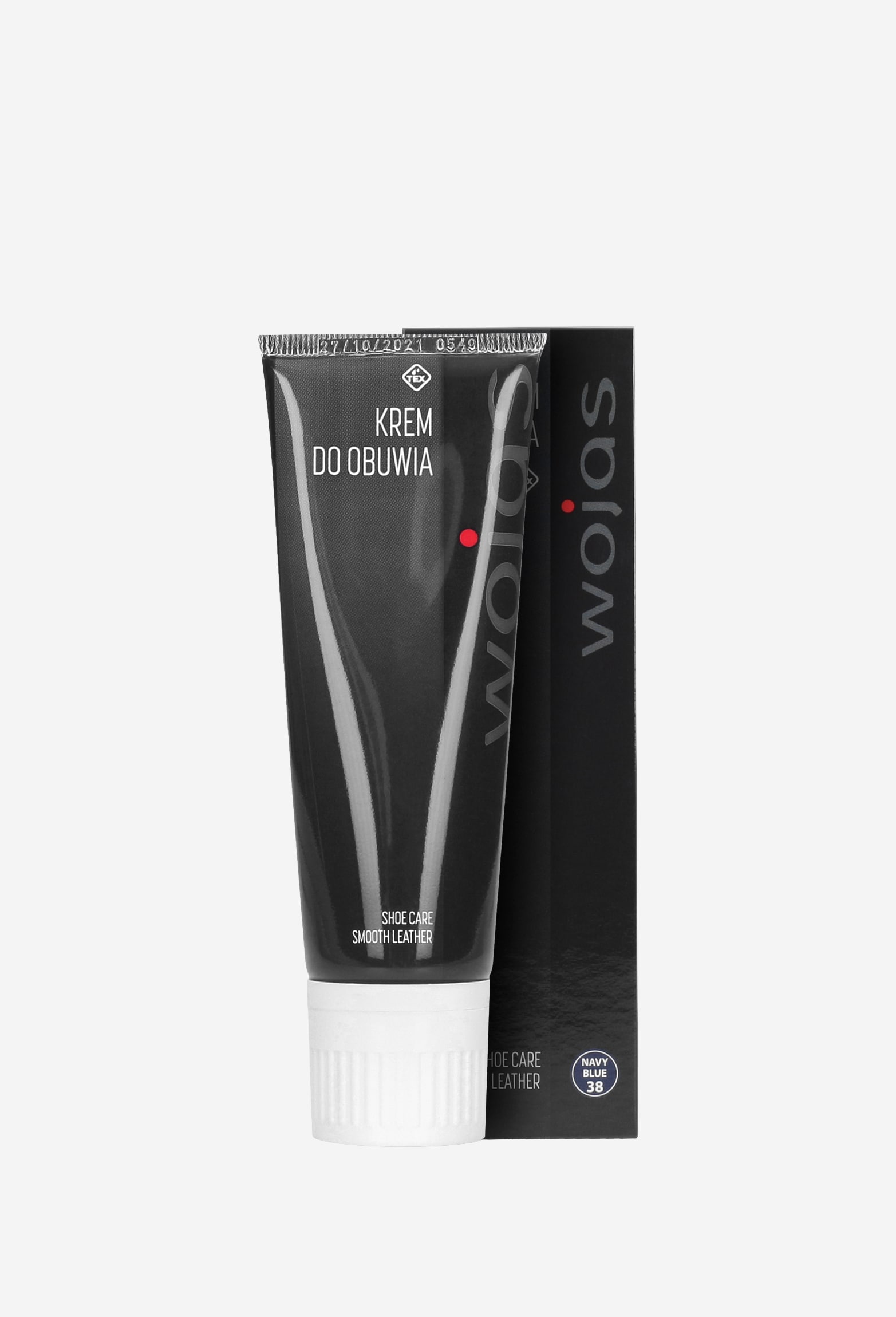 Czarny krem do obuwia tuba 75 ml