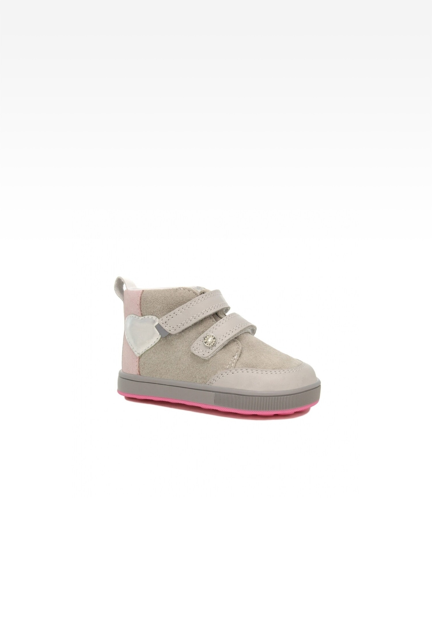 Mini first steps BARTEK 136300-05, dla dziewcząt, szaro-różowy