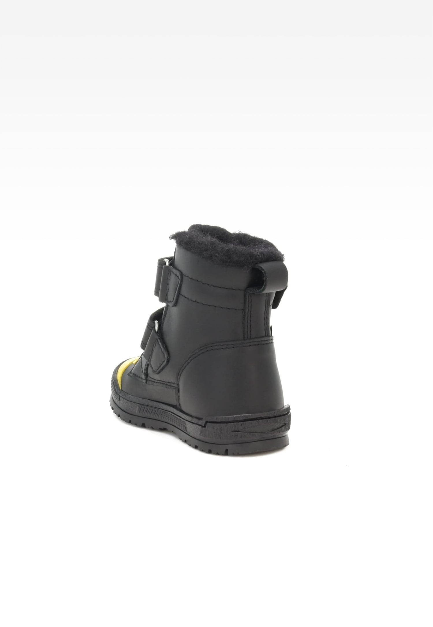 śniegowce BARTEK 11041008, dla chłopców, czarno-żółty