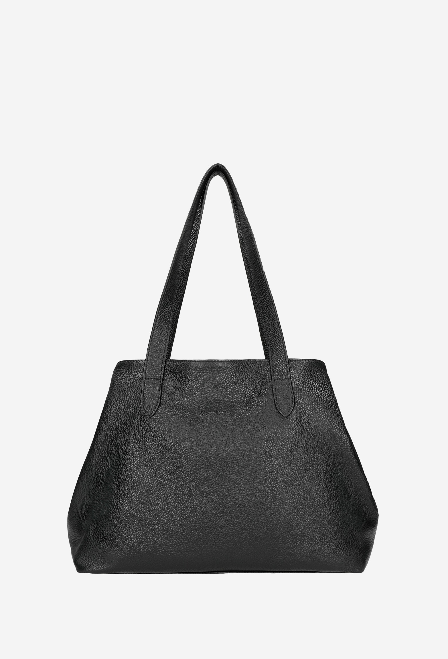 Czarna duża torebka damska na ramię