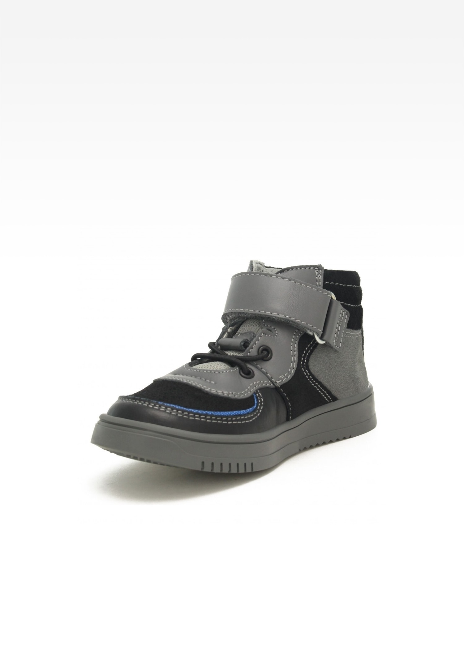 Trzewiki ocieplane BARTEK 17566010, dla chłopców, czarno-niebieski