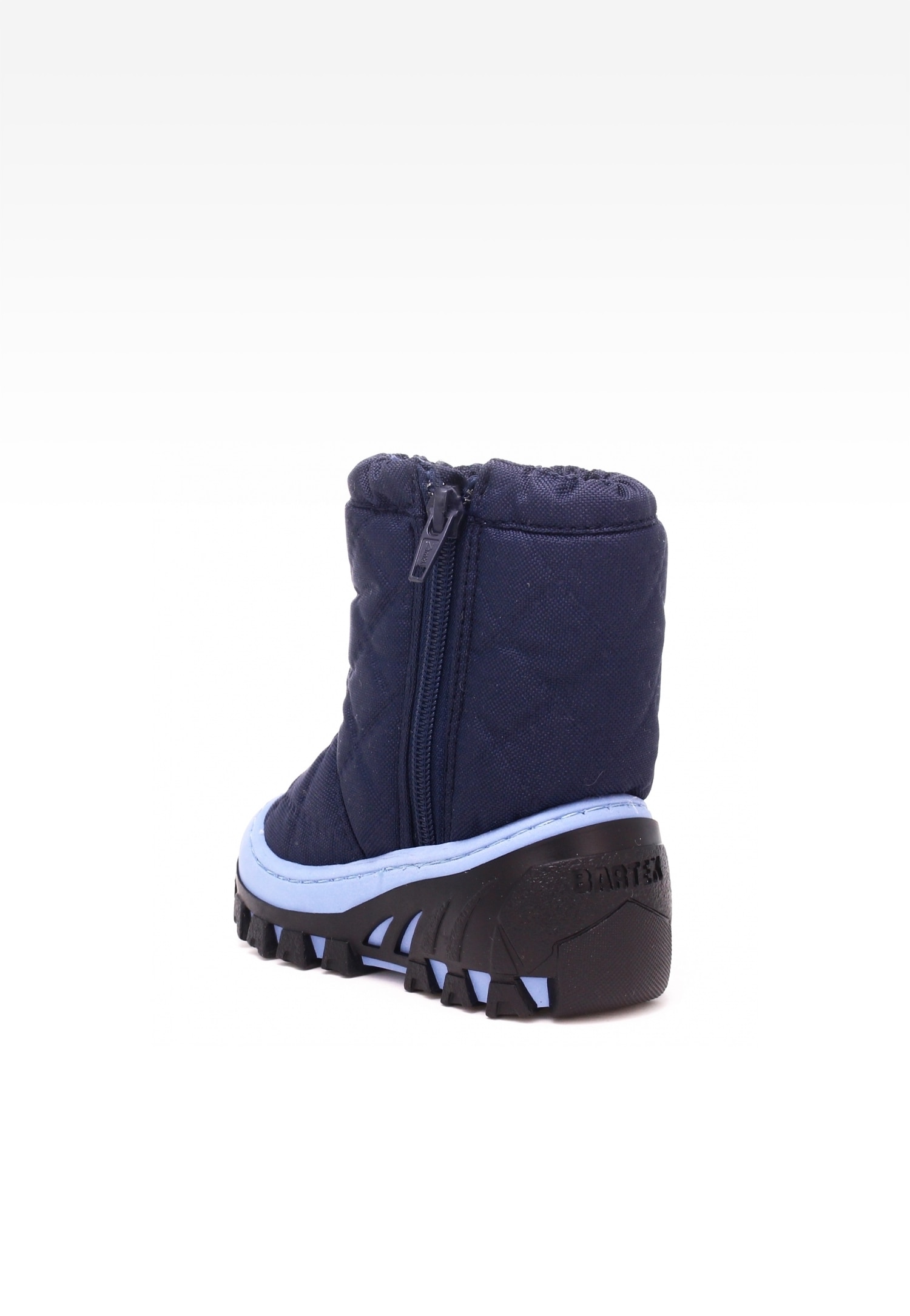 śniegowce BARTEK 1484-DADW, dla chłopców, granatowo-niebieski