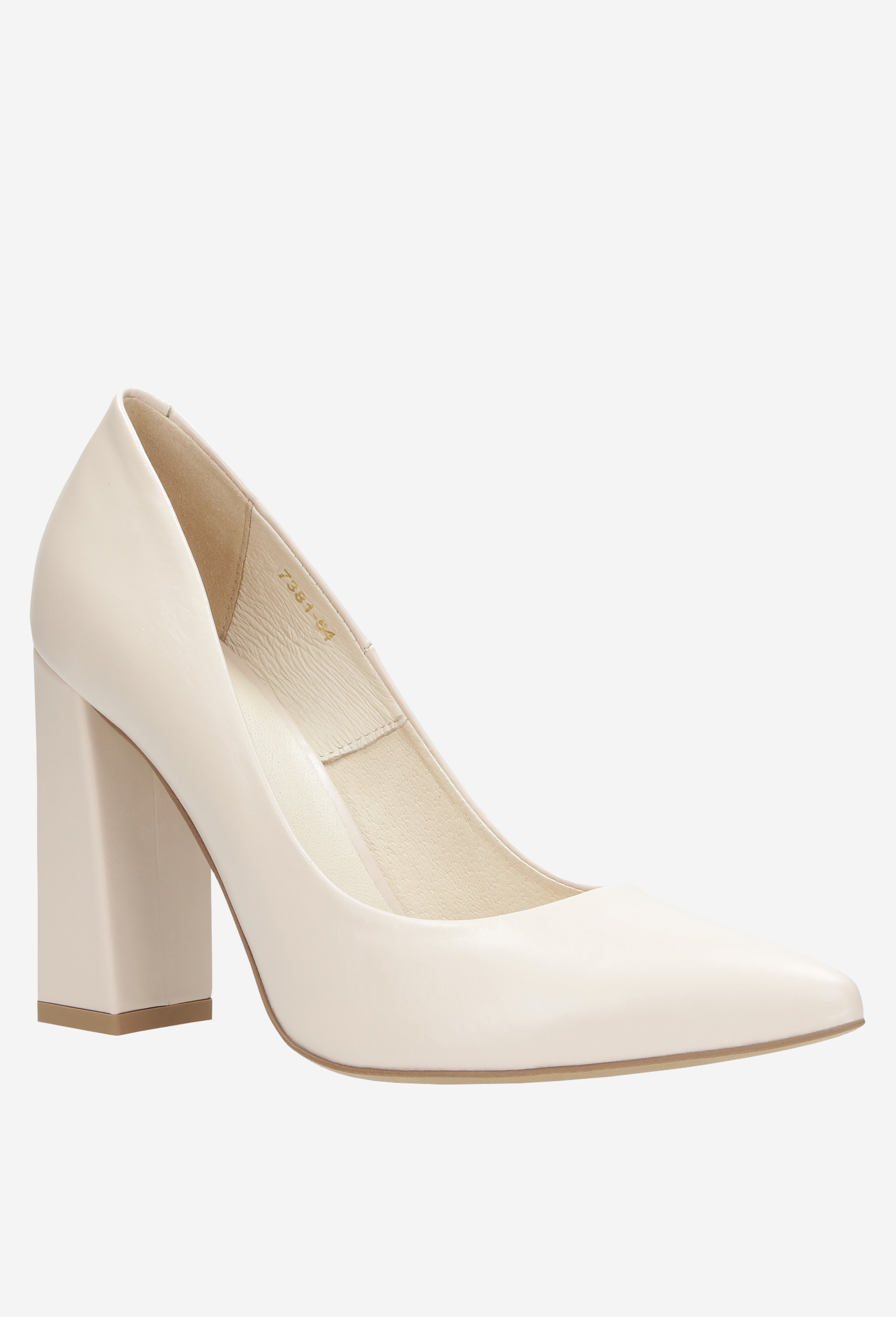 Beżowe czółenka damskie