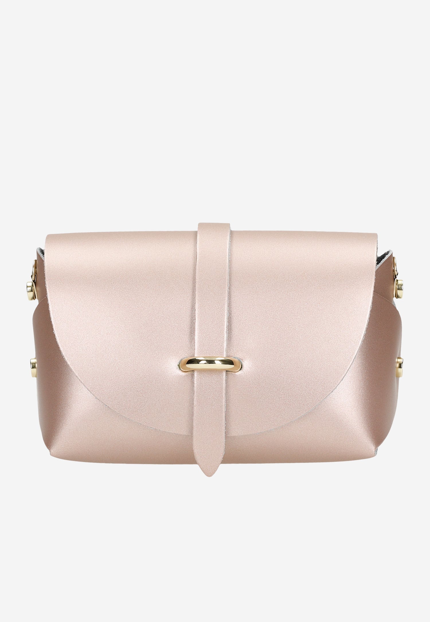 Mała czarna wizytowa torebka damska ze skóry licowej