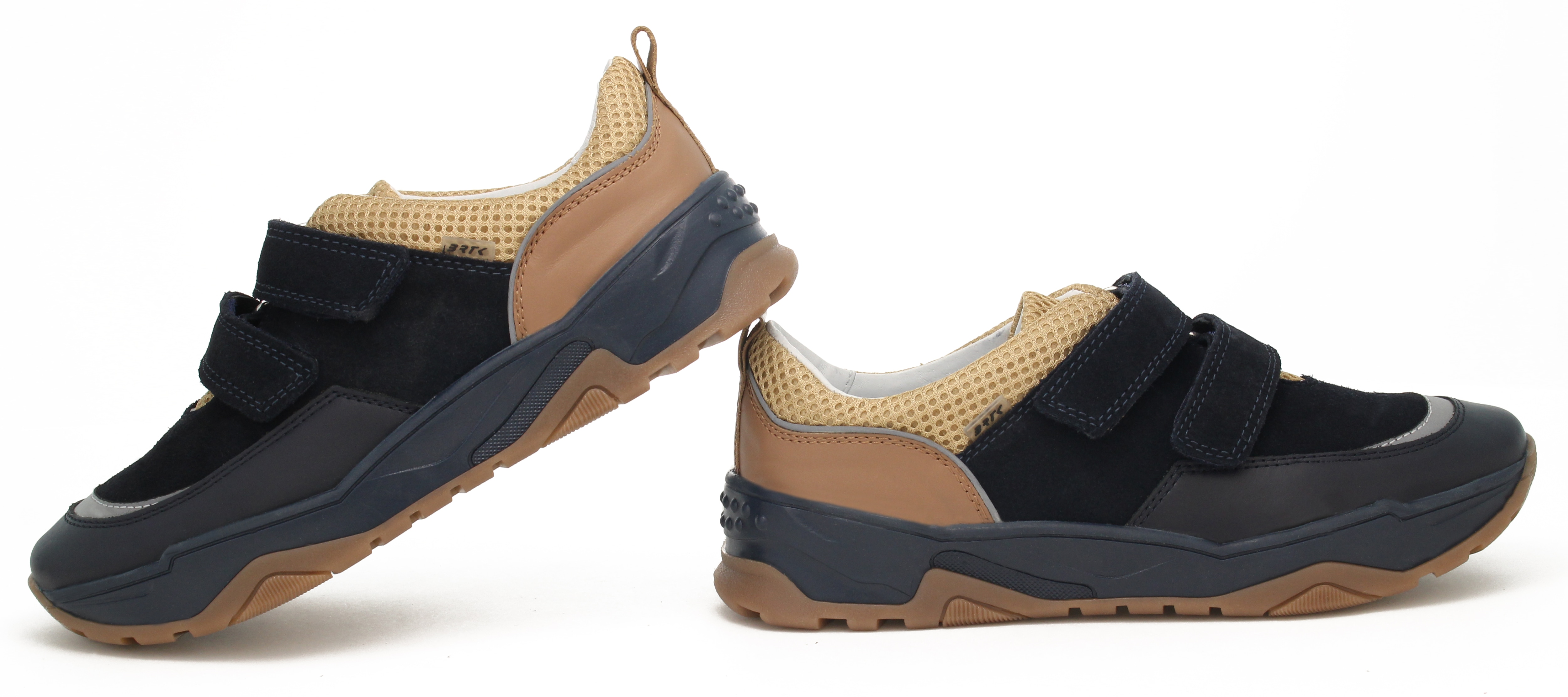 Półbuty BARTEK 8172-S0AS, dla chłopców, czarno-brązowy